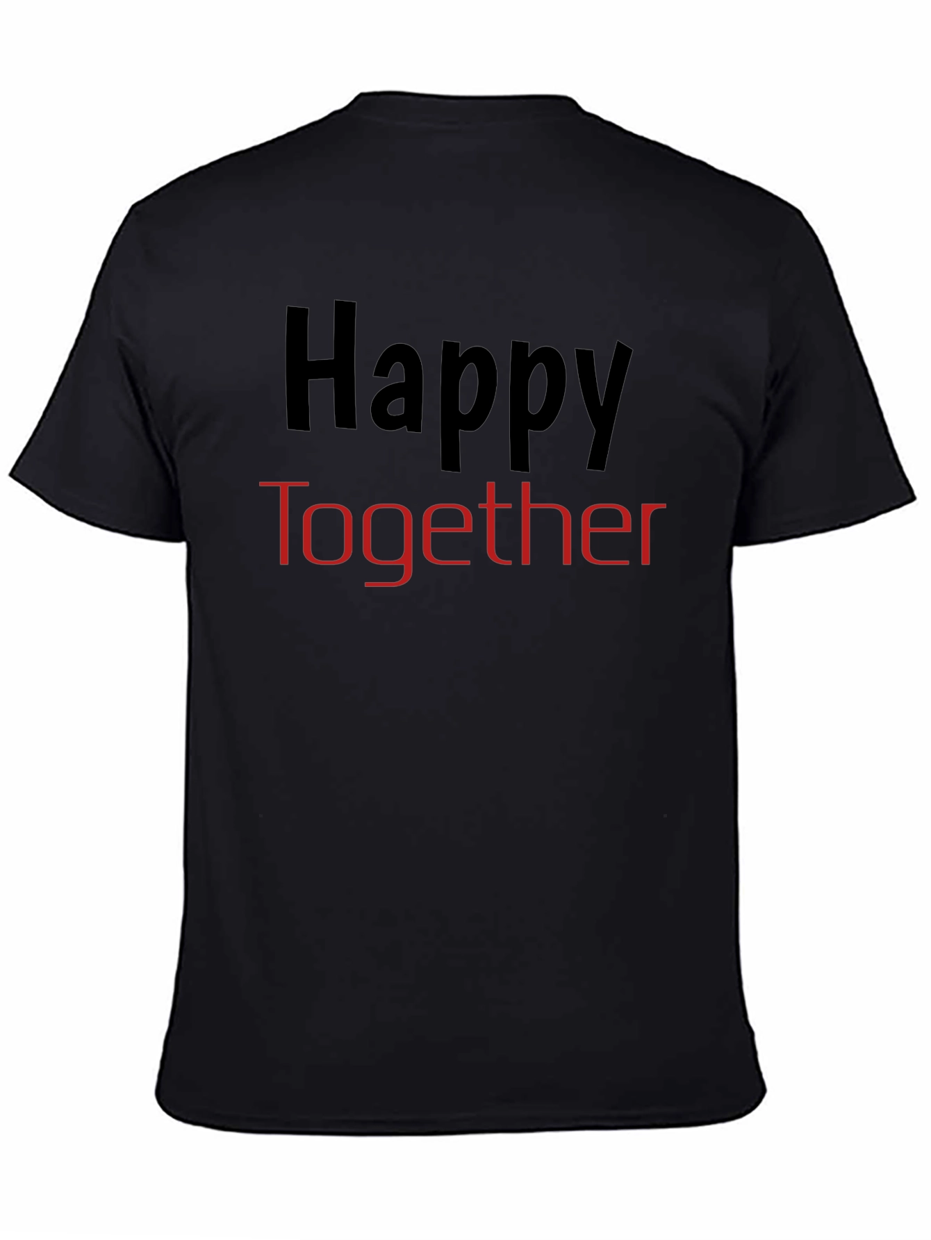 Happy Together Black T-Shirt