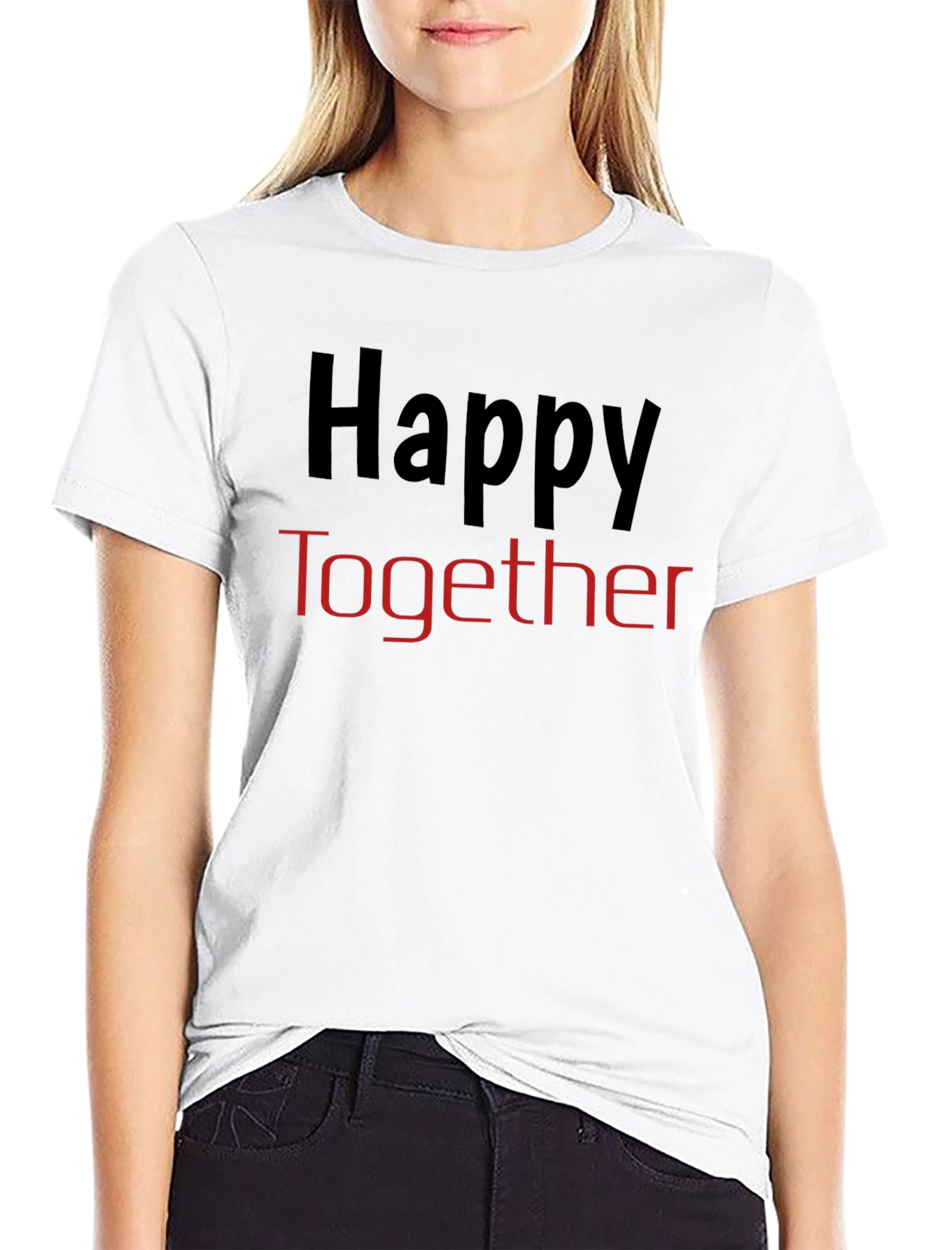 Happy Together Black T-Shirt