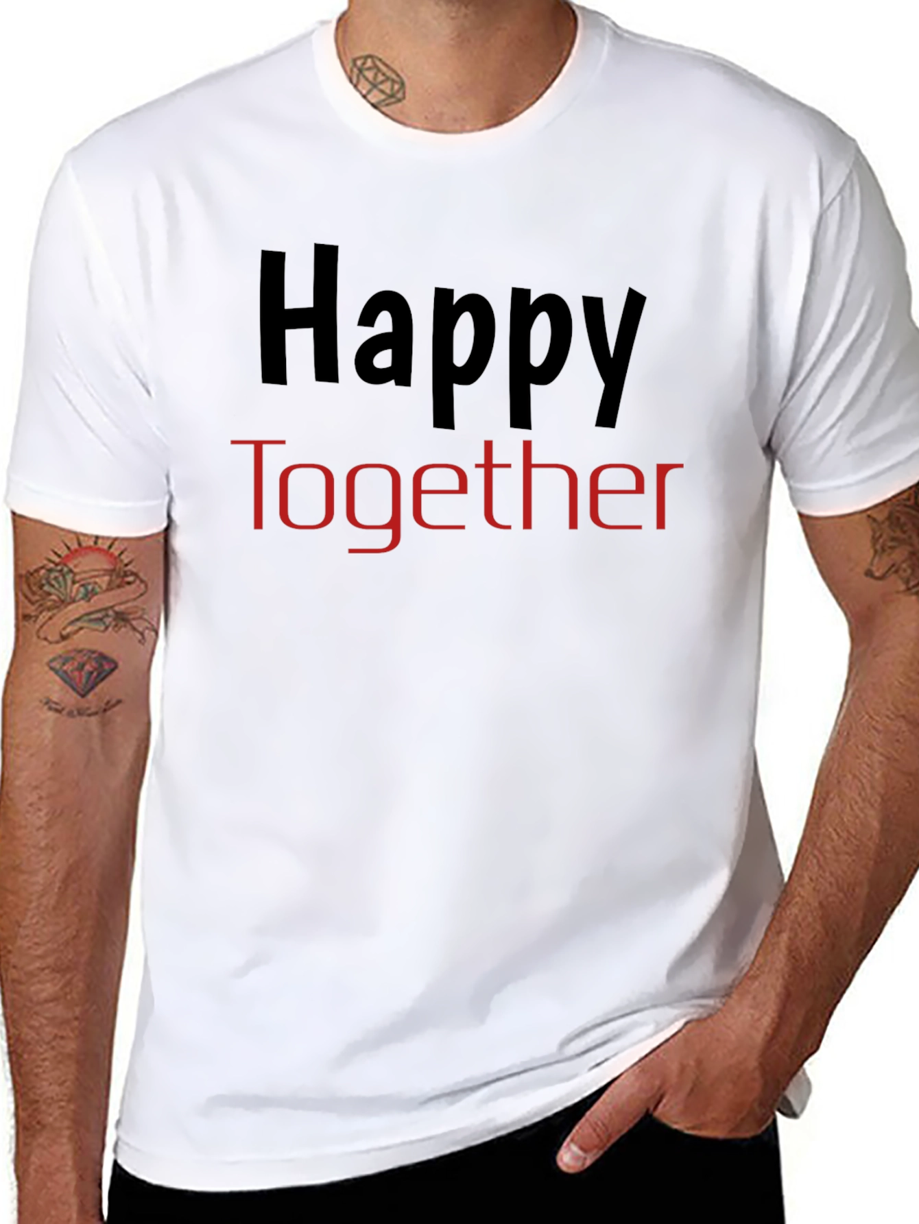 Happy Together Black T-Shirt