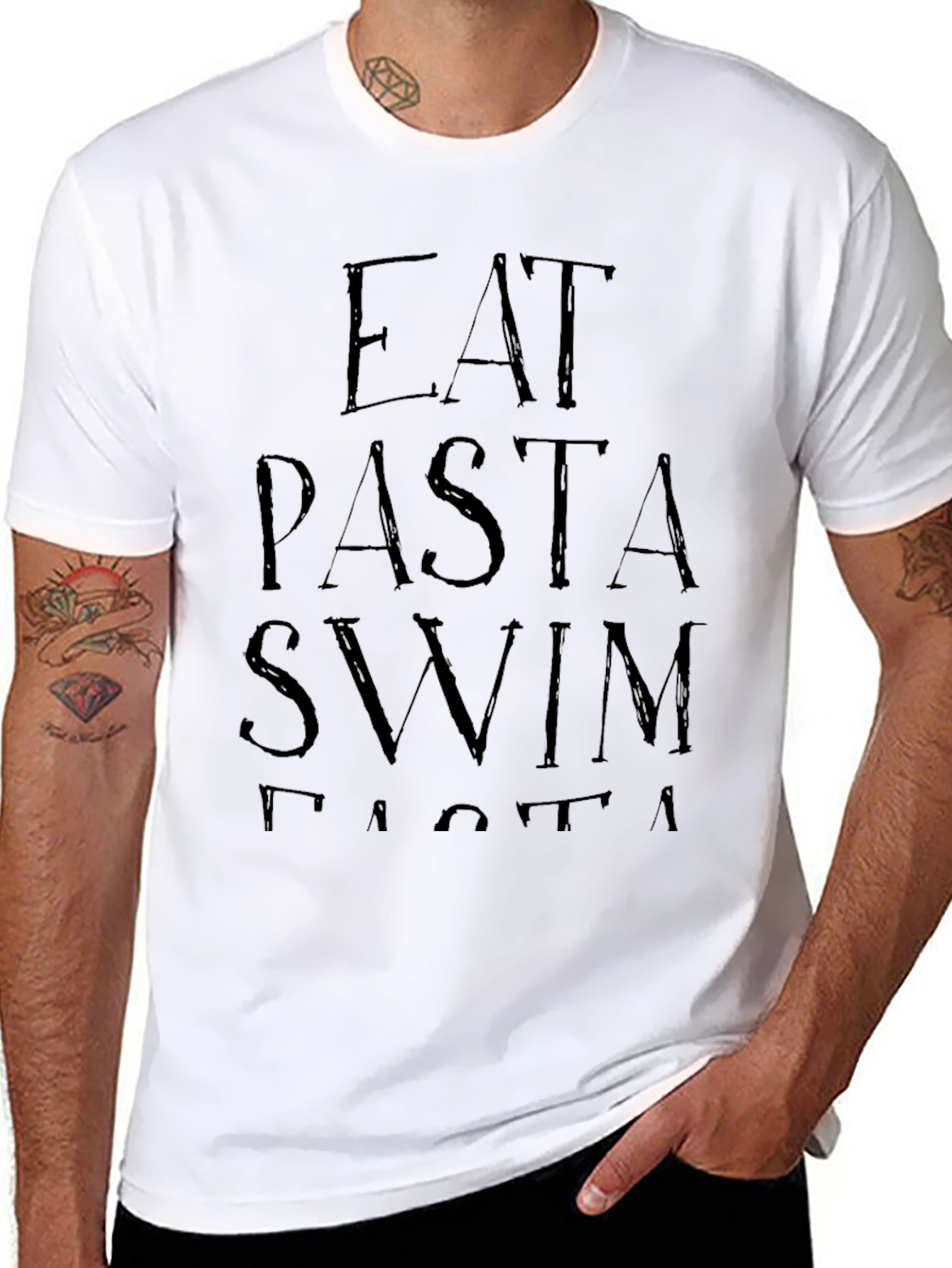 Eat Pasta Swim Fasta T-Shirt