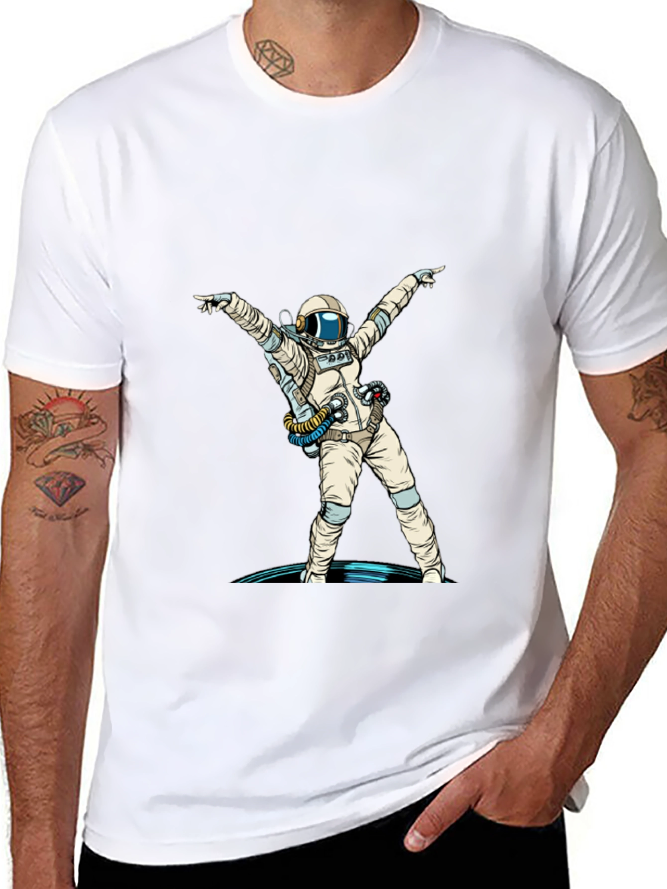 Astronaut Graphic Tee - Space Explorer T-Shirt
