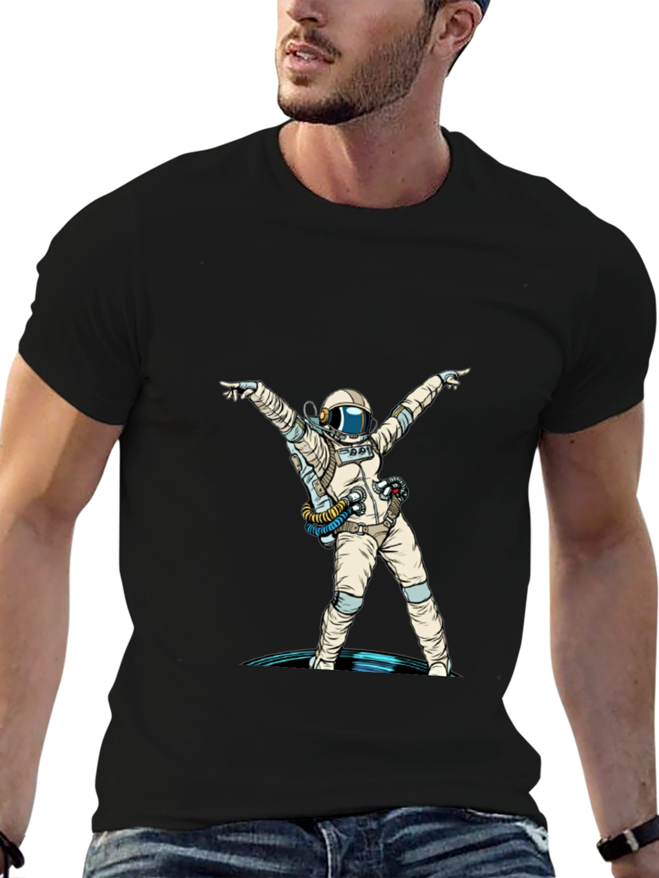 Astronaut Graphic Tee - Space Explorer T-Shirt