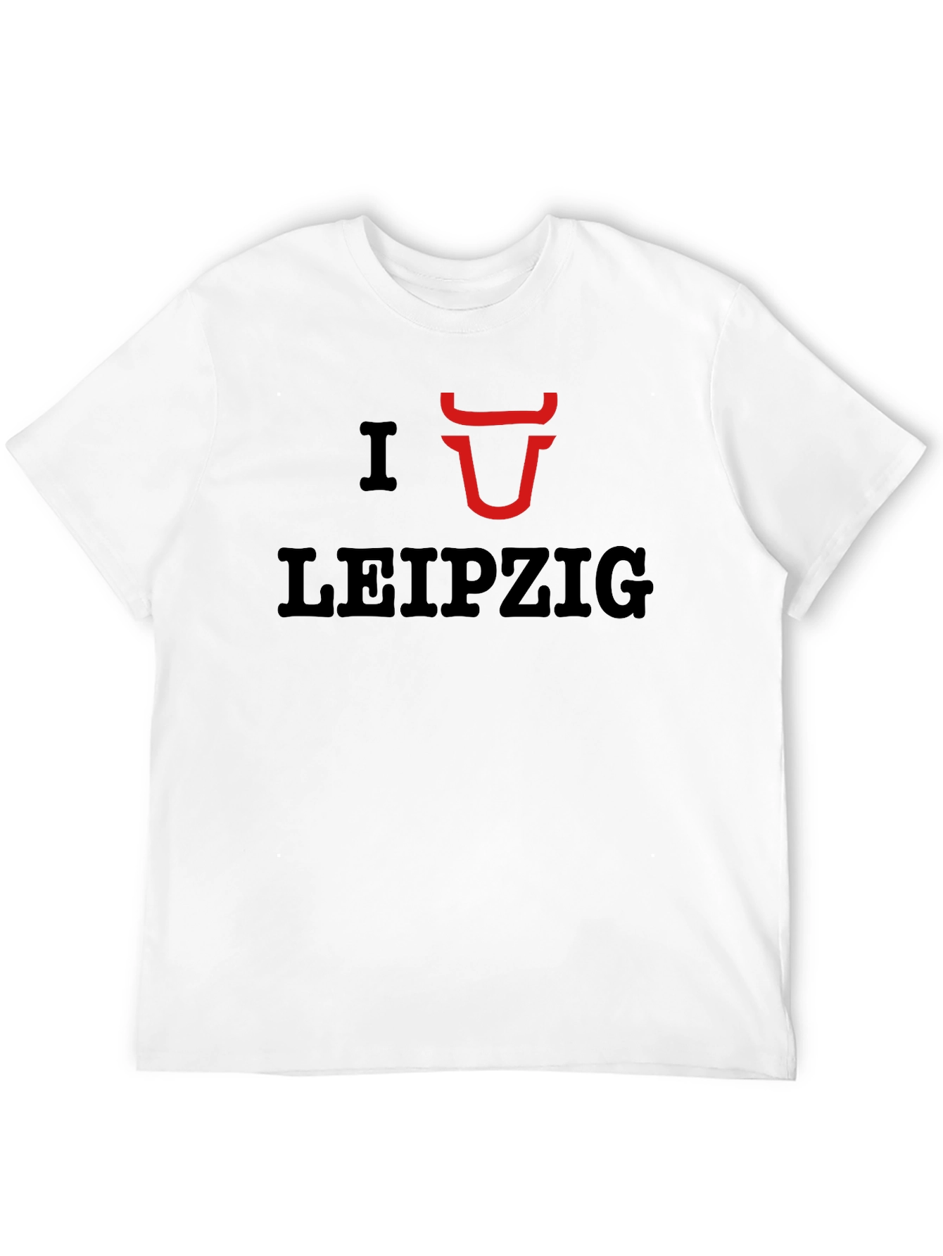 I Love Leipzig Graphic Tee - Casual Black T-Shirt