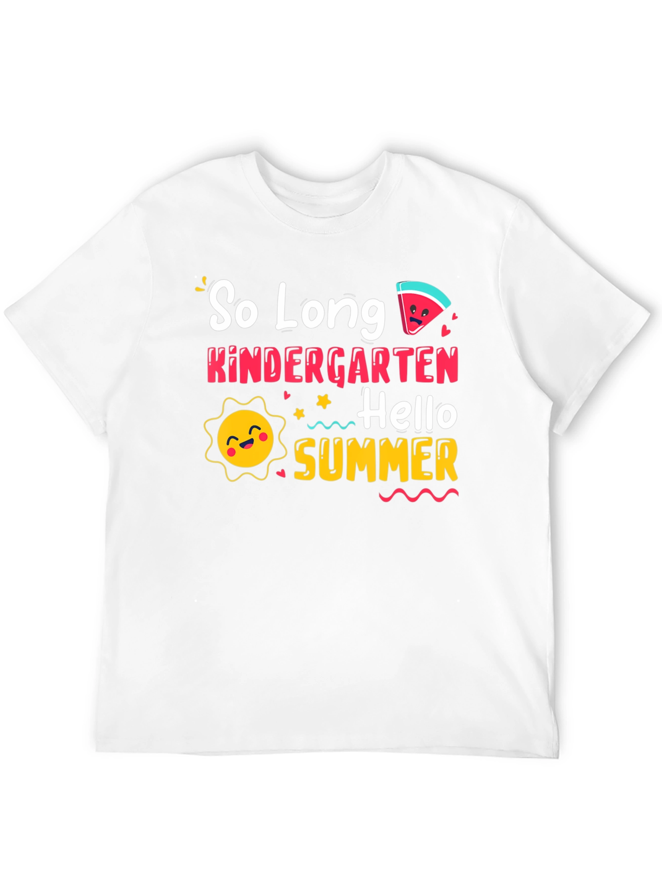 So Long Kindergarten Hello Summer T-Shirt