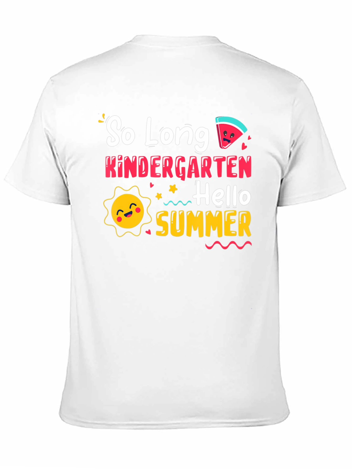 So Long Kindergarten Hello Summer T-Shirt