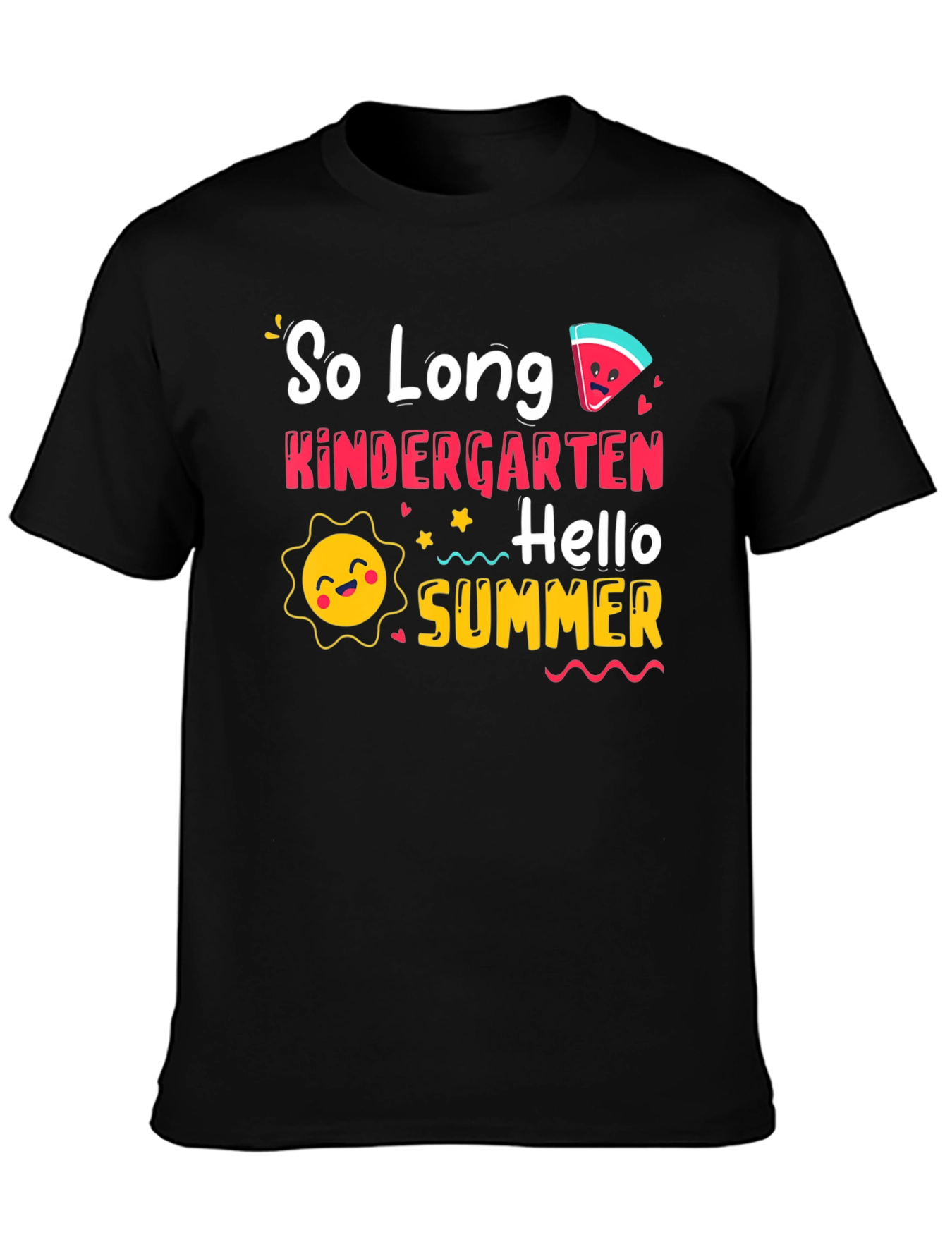 So Long Kindergarten Hello Summer T-Shirt