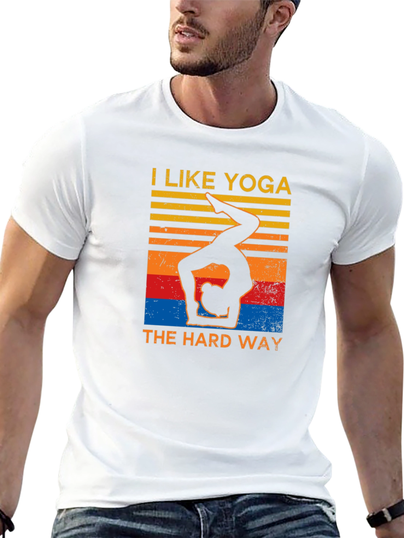 Yoga Hard Way Graphic T-Shirt