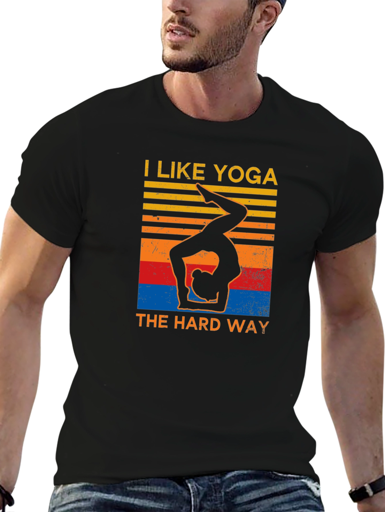 Yoga Hard Way Graphic T-Shirt