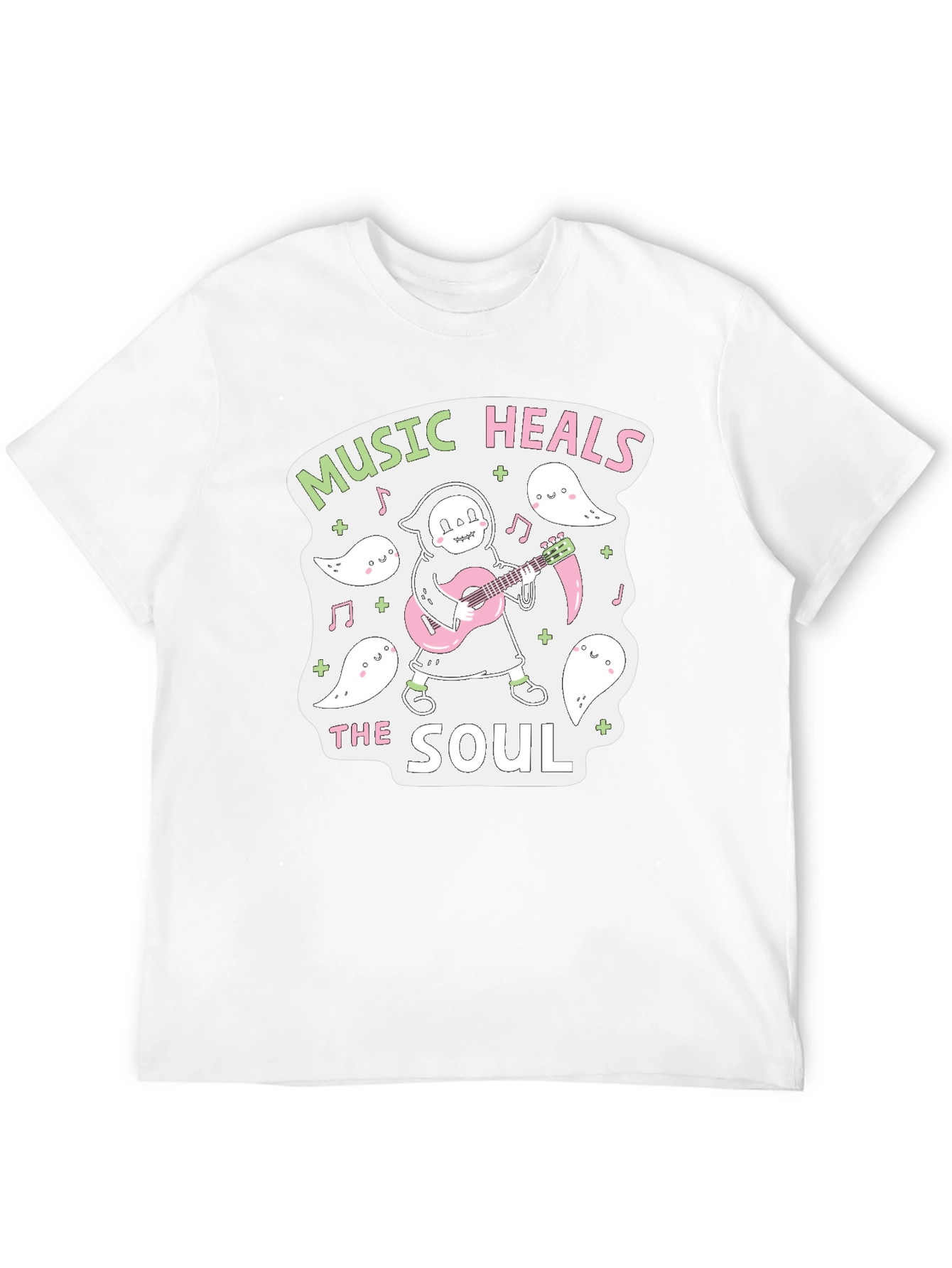 Music Heals The Soul Black T-Shirt
