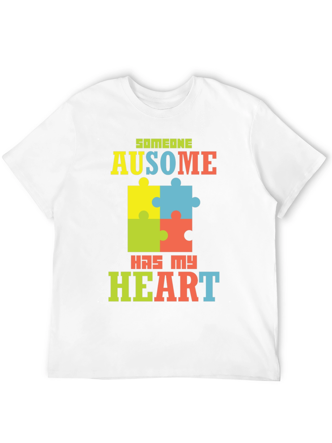 Autism Awareness Puzzle Piece Graphic Tee