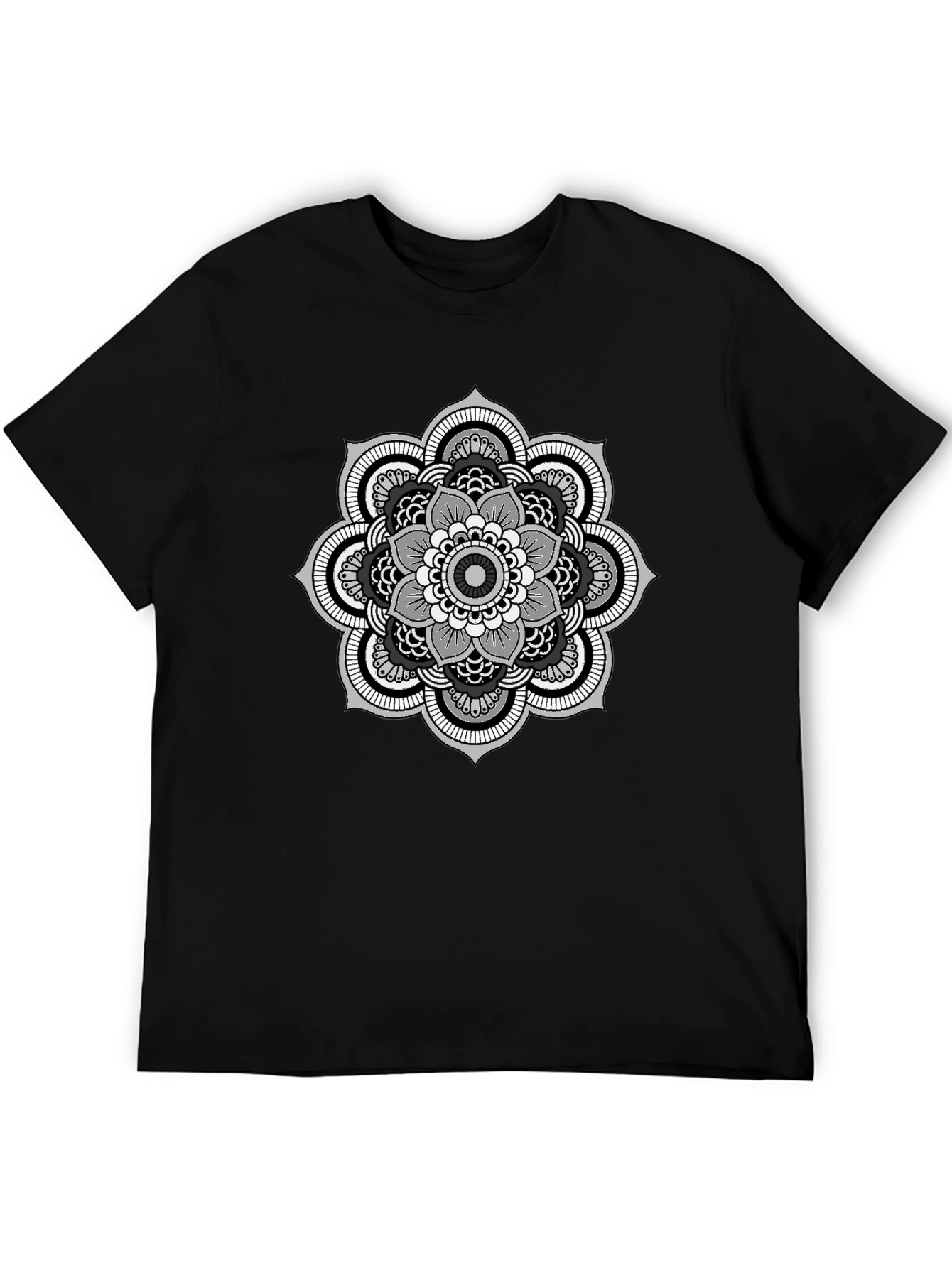 Mandala Graphic Black T-Shirt
