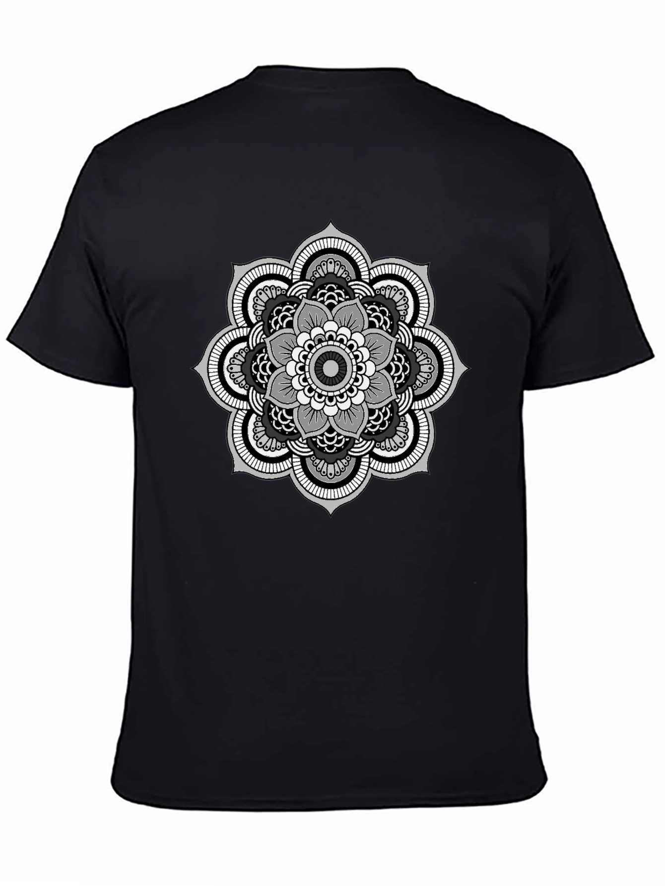 Mandala Graphic Black T-Shirt