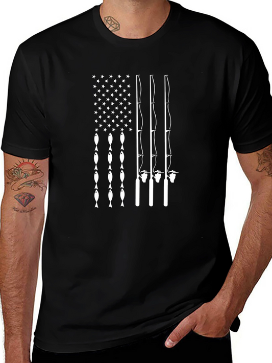 Fishing Flag Graphic Tee