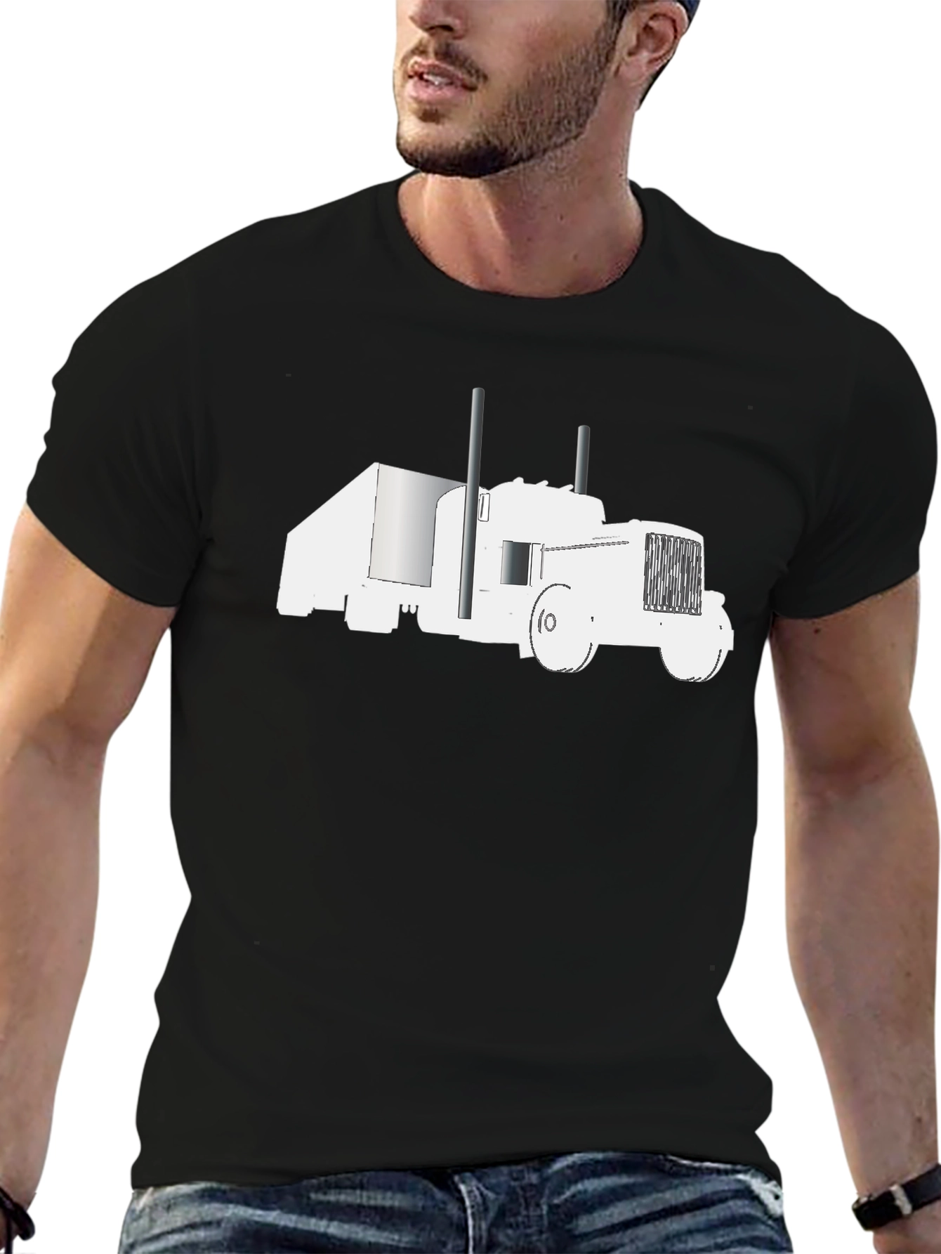 Truck Graphic Black Tee - Diesel Power Style
