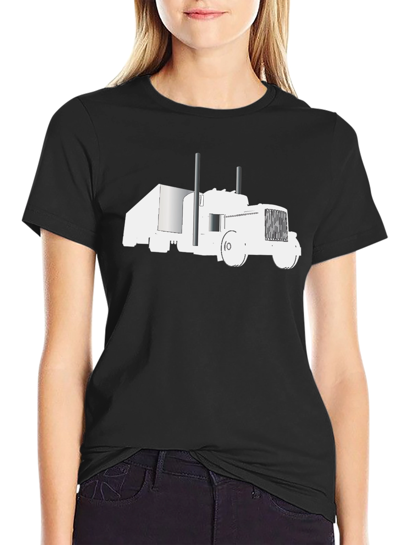 Truck Graphic Black Tee - Diesel Power Style