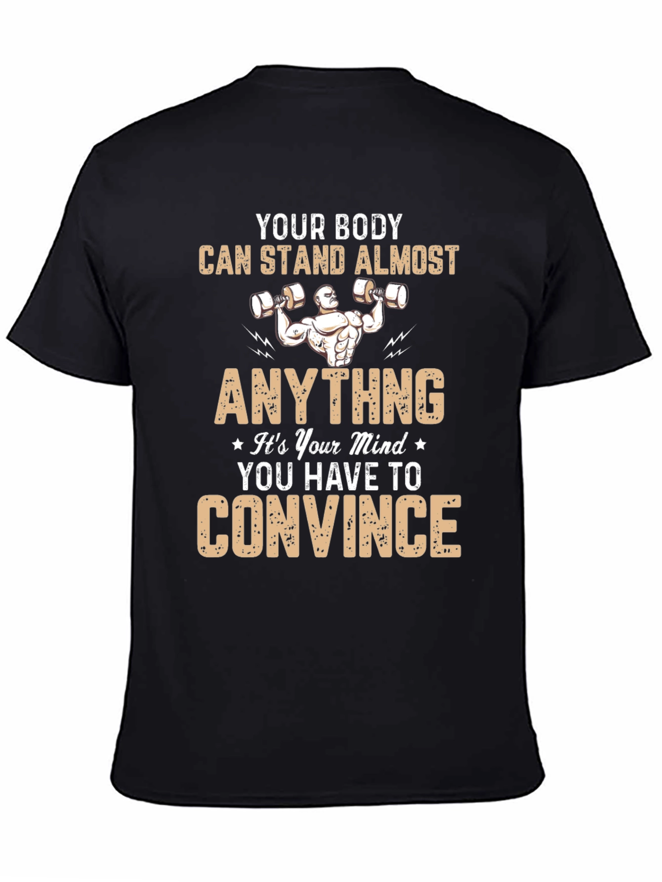 Motivational Workout T-Shirt - Body & Mind