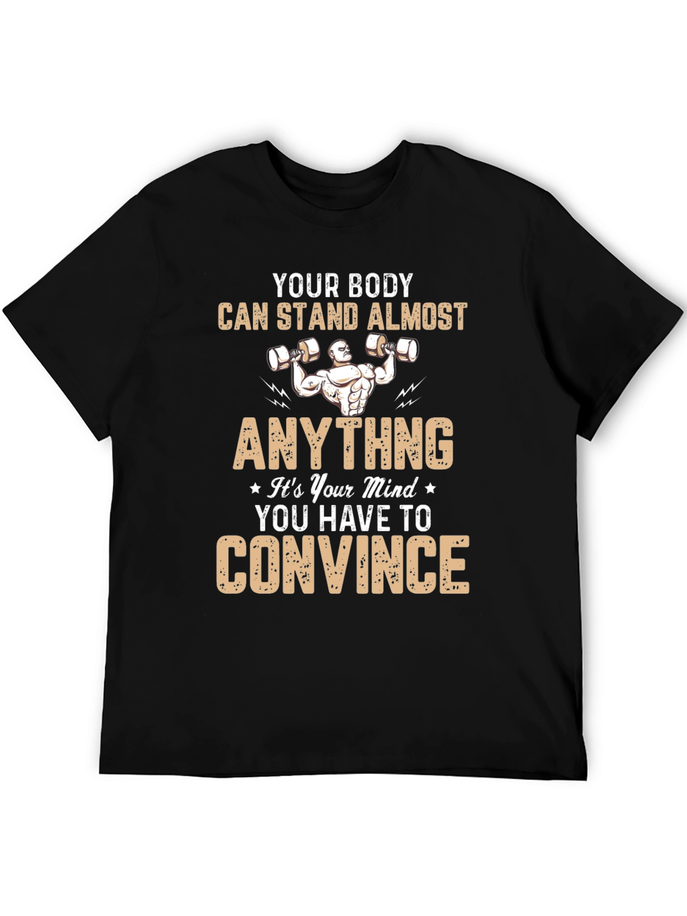 Motivational Workout T-Shirt - Body & Mind