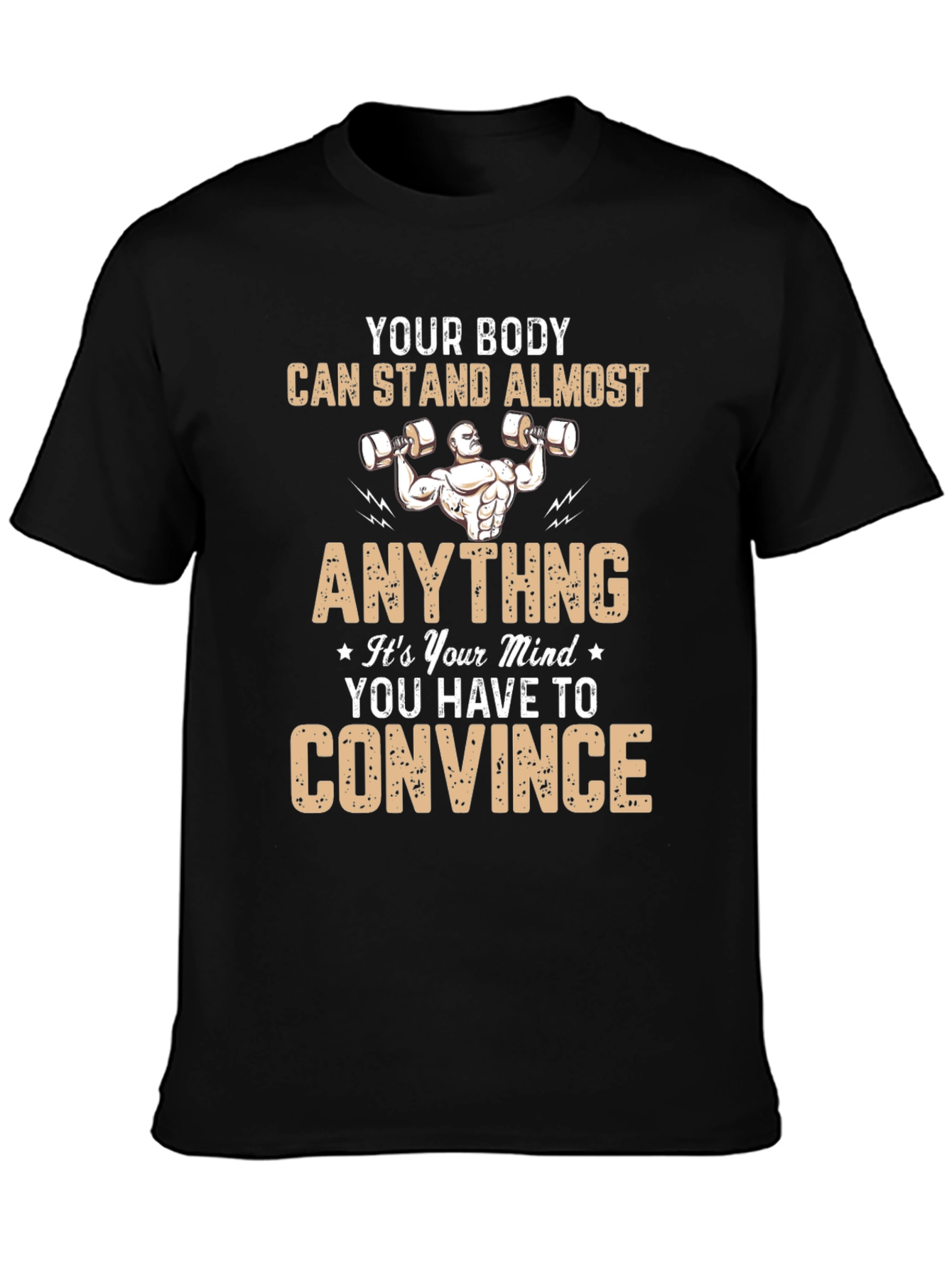 Motivational Workout T-Shirt - Body & Mind