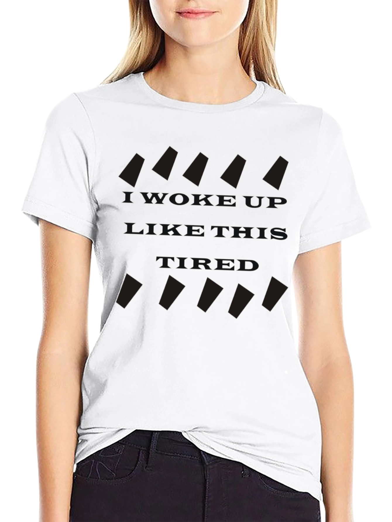 Mens Black Graphic Print T-Shirt