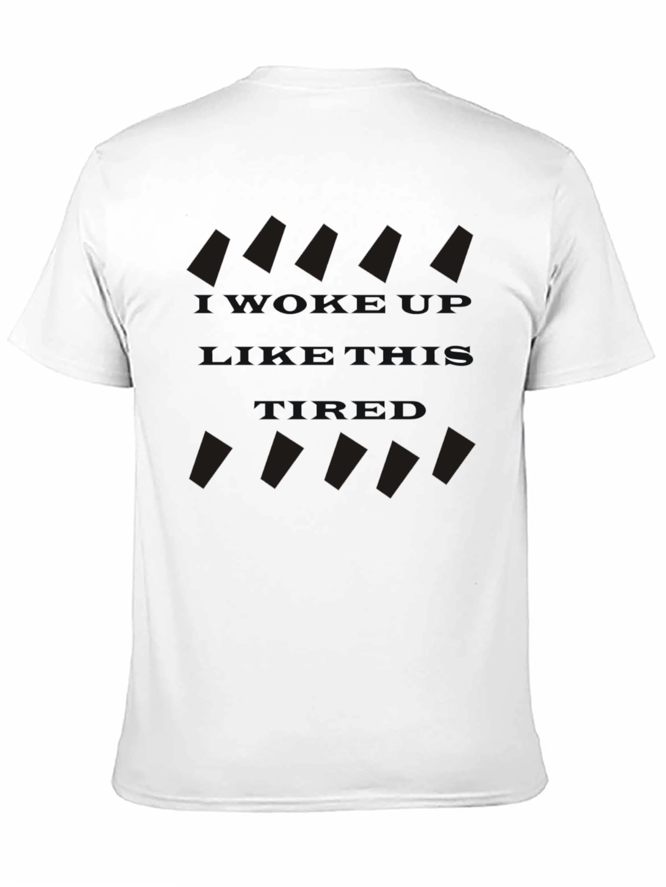 Mens Black Graphic Print T-Shirt