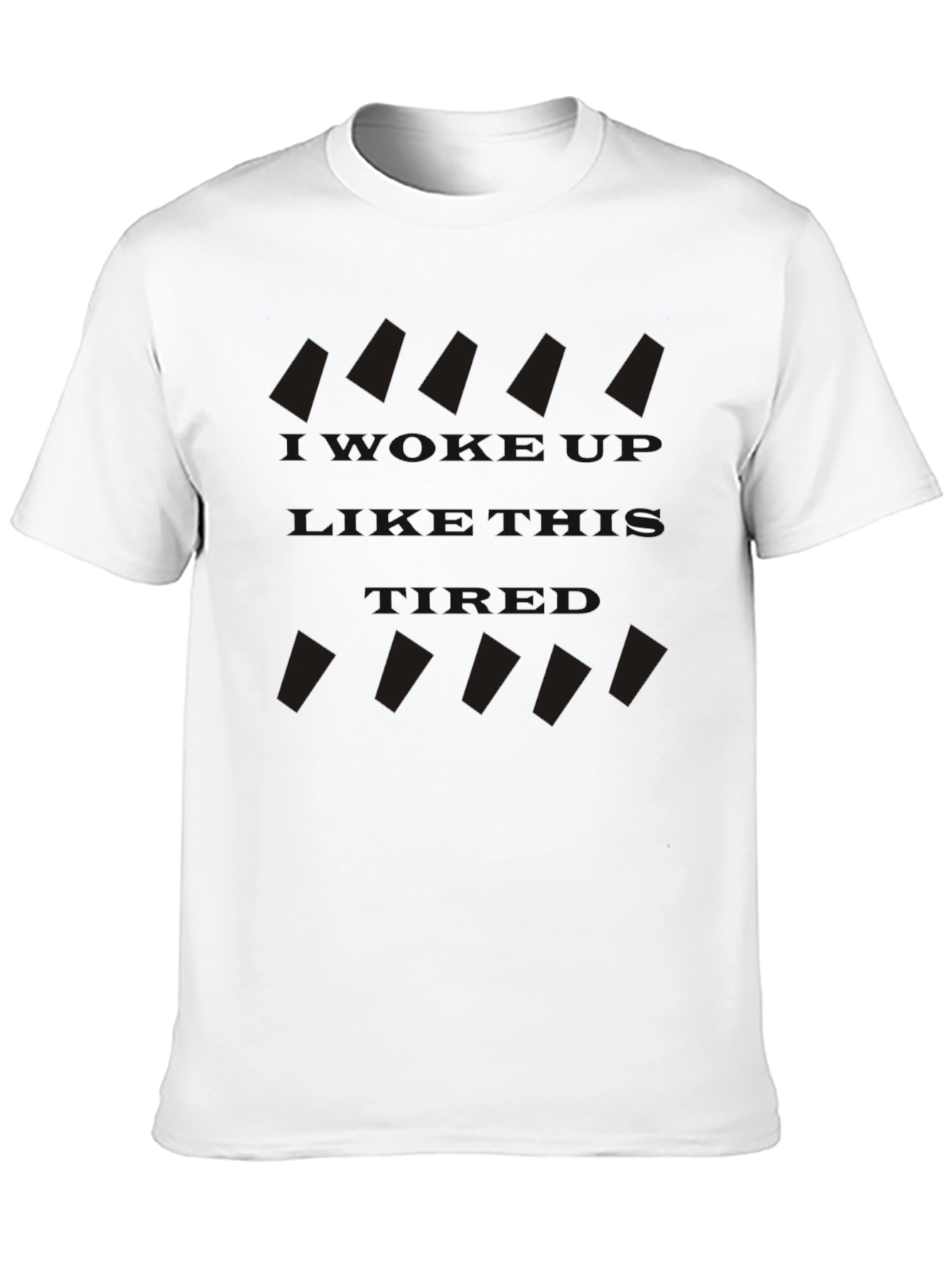 Mens Black Graphic Print T-Shirt