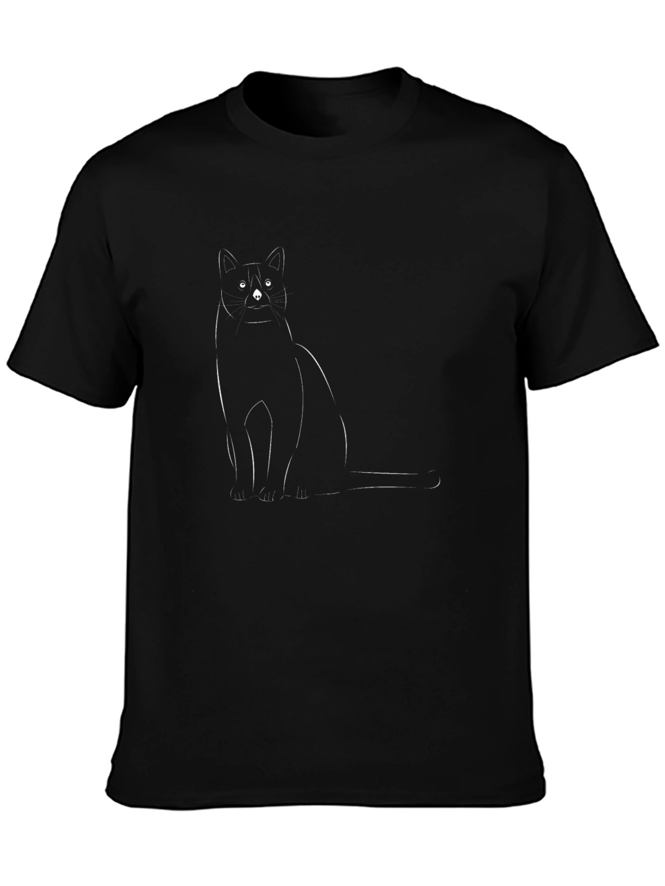 Black Cat Graphic T-Shirt Unisex Tee