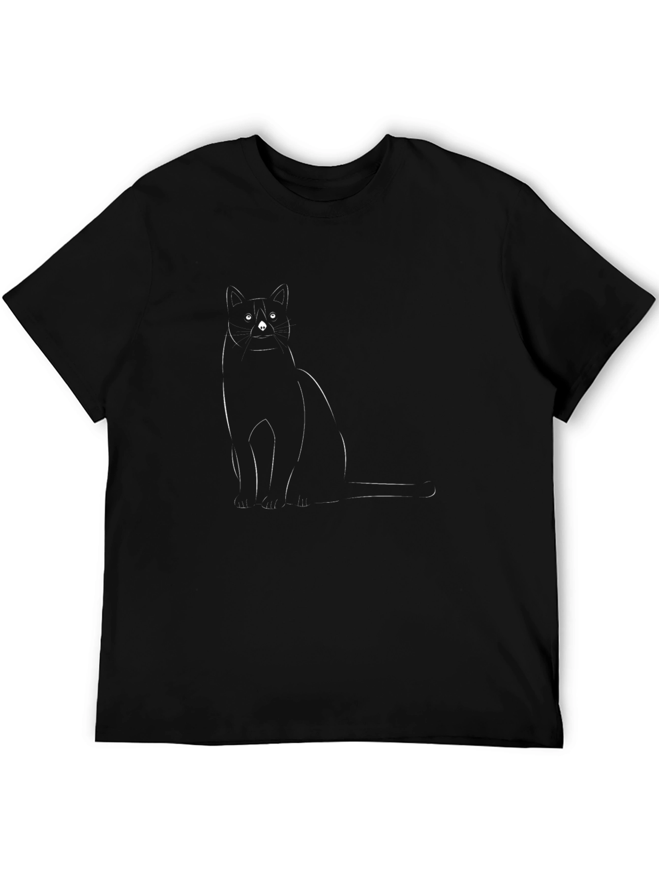 Black Cat Graphic T-Shirt Unisex Tee