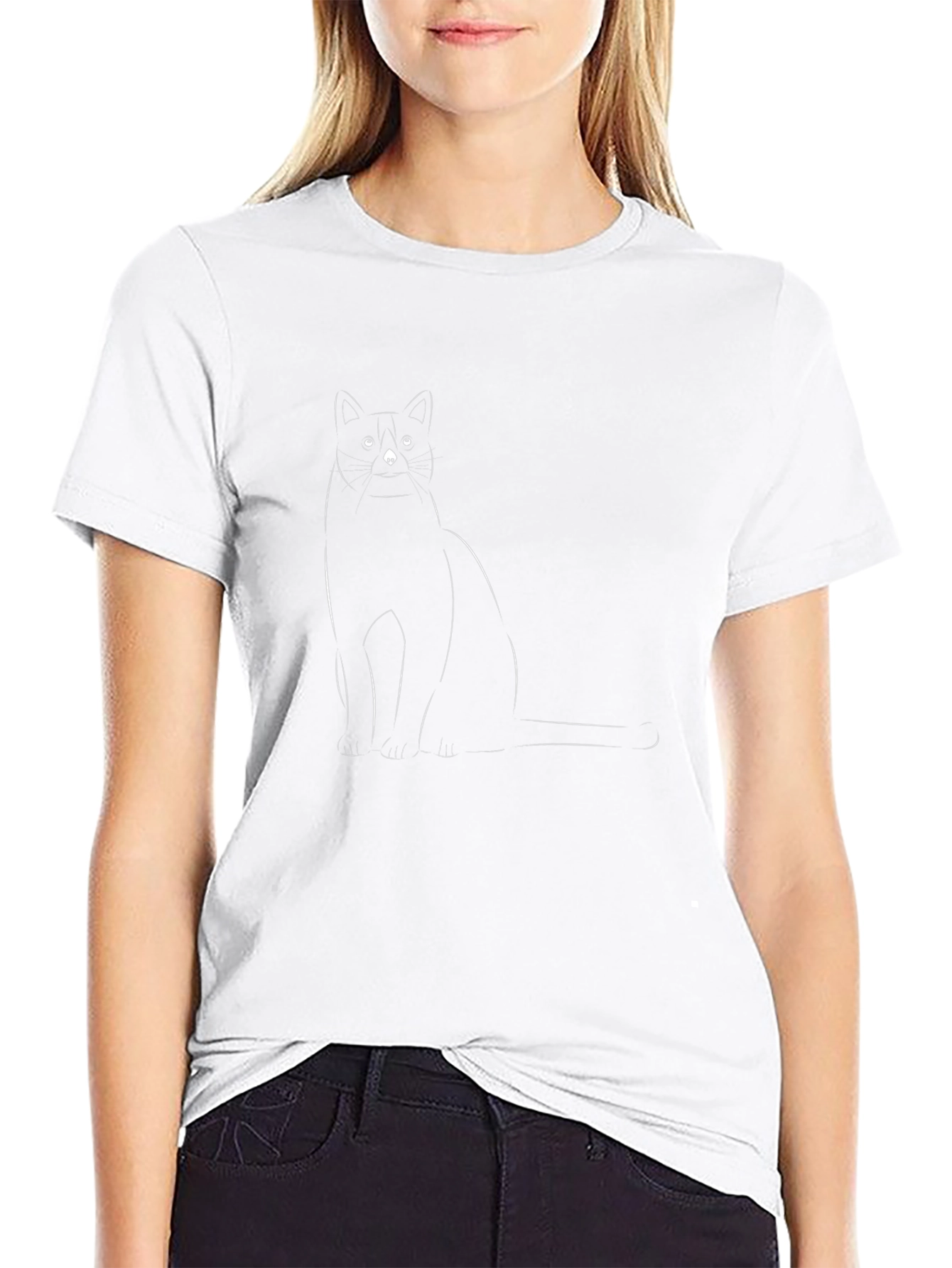 Black Cat Graphic T-Shirt Unisex Tee