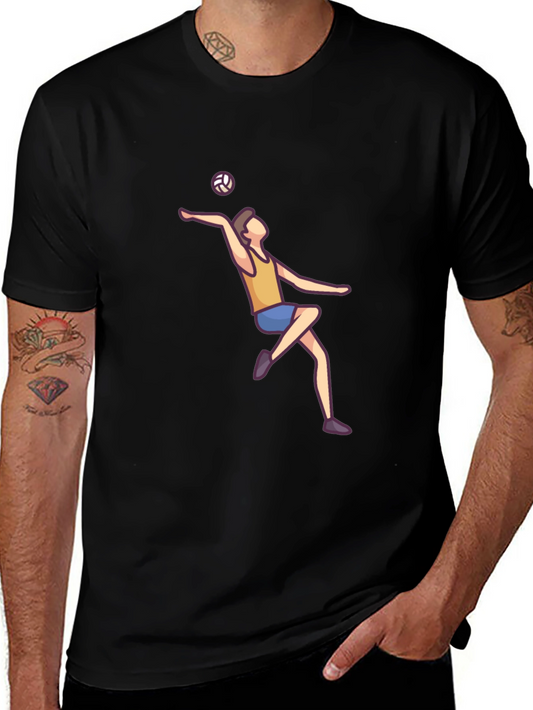 Volleyball Player Graphic Tee