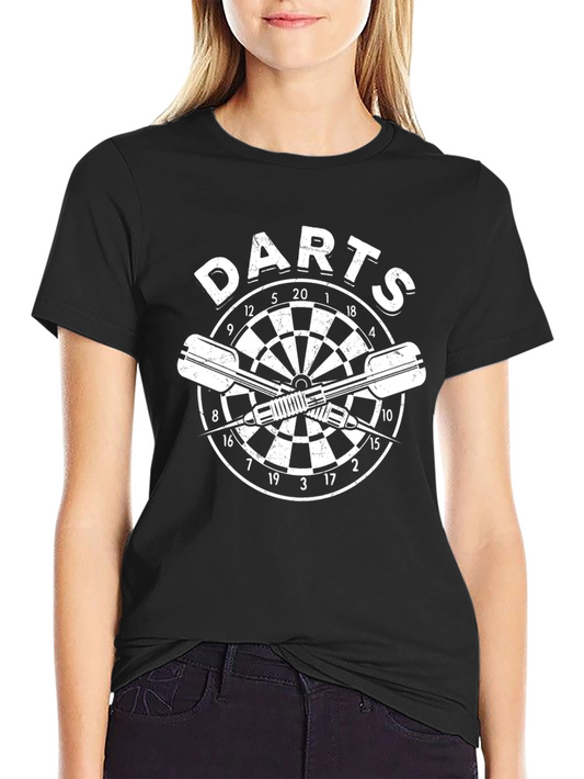 Mens Darts T-Shirt - Dartboard Graphic Tee