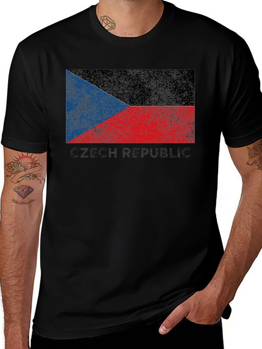 Czech Republic Flag T-Shirt