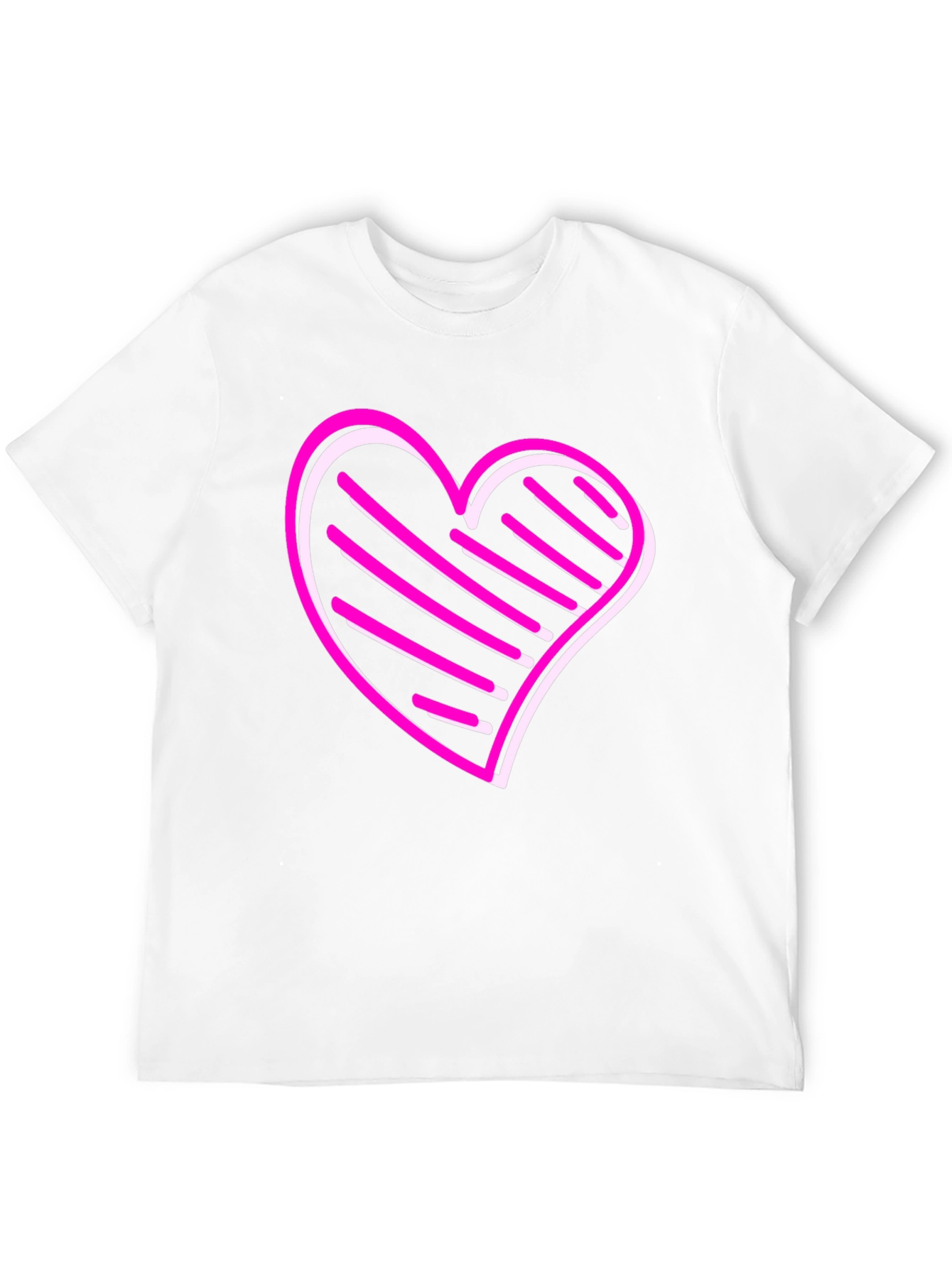 Heart Graphic Black T-Shirt