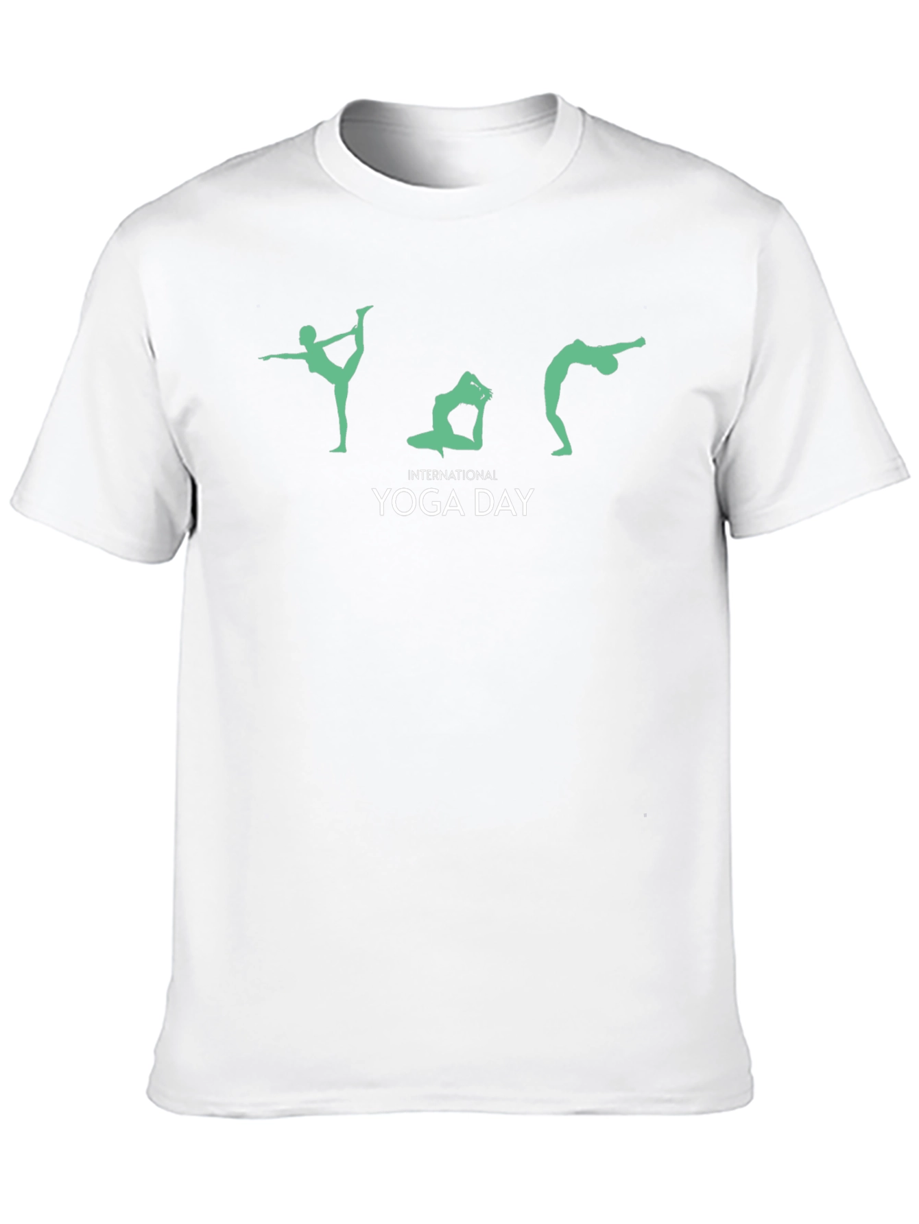International Yoga Day Black T-Shirt