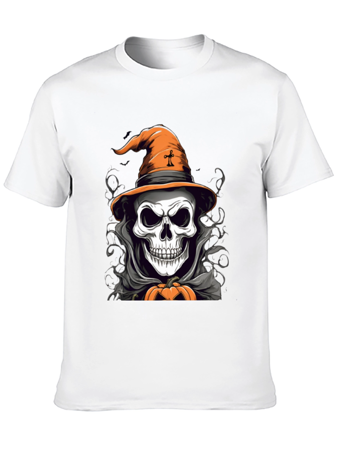 Halloween Skull Graphic Tee