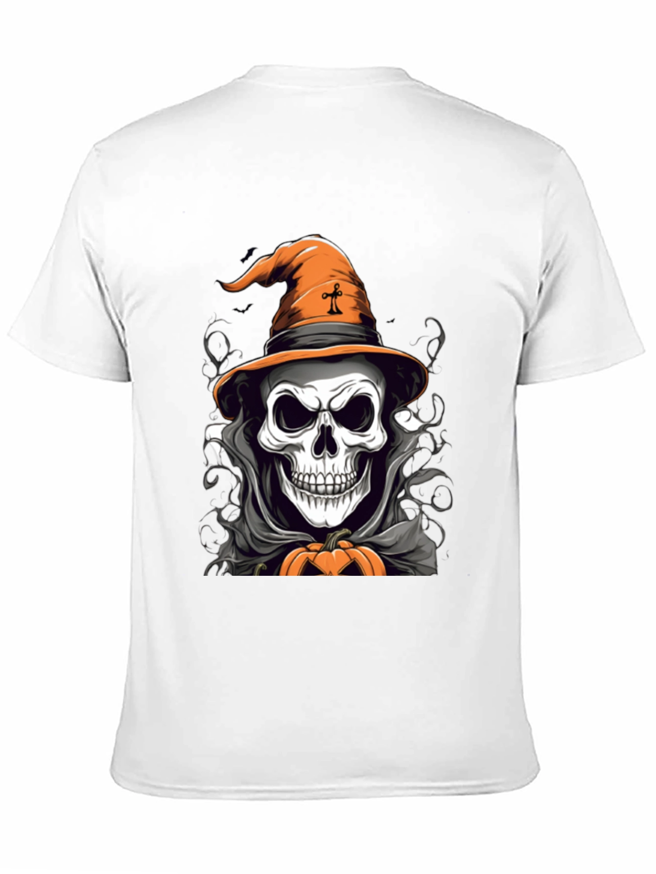 Halloween Skull Graphic Tee