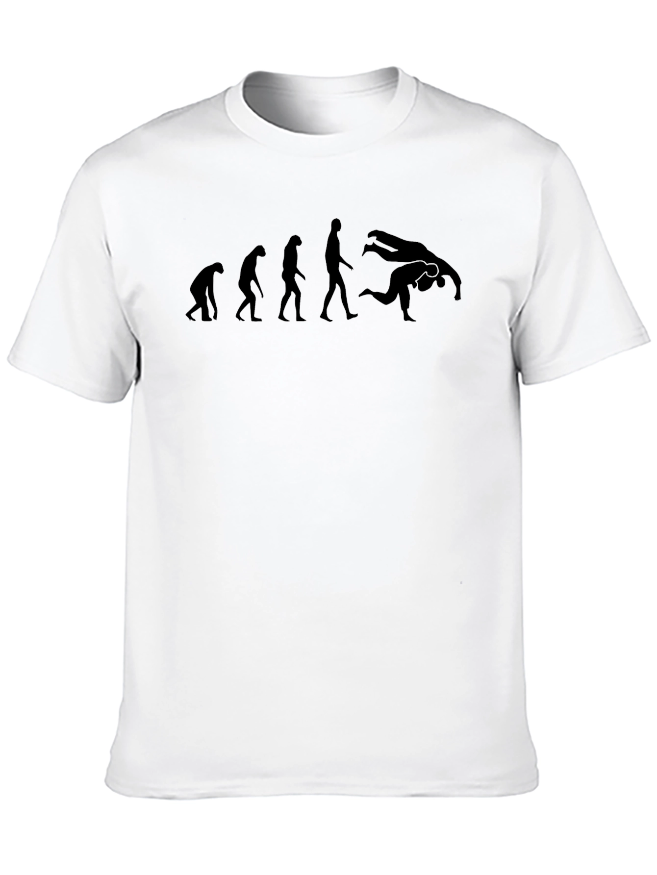 Evolution of Wrestling Black T-Shirt