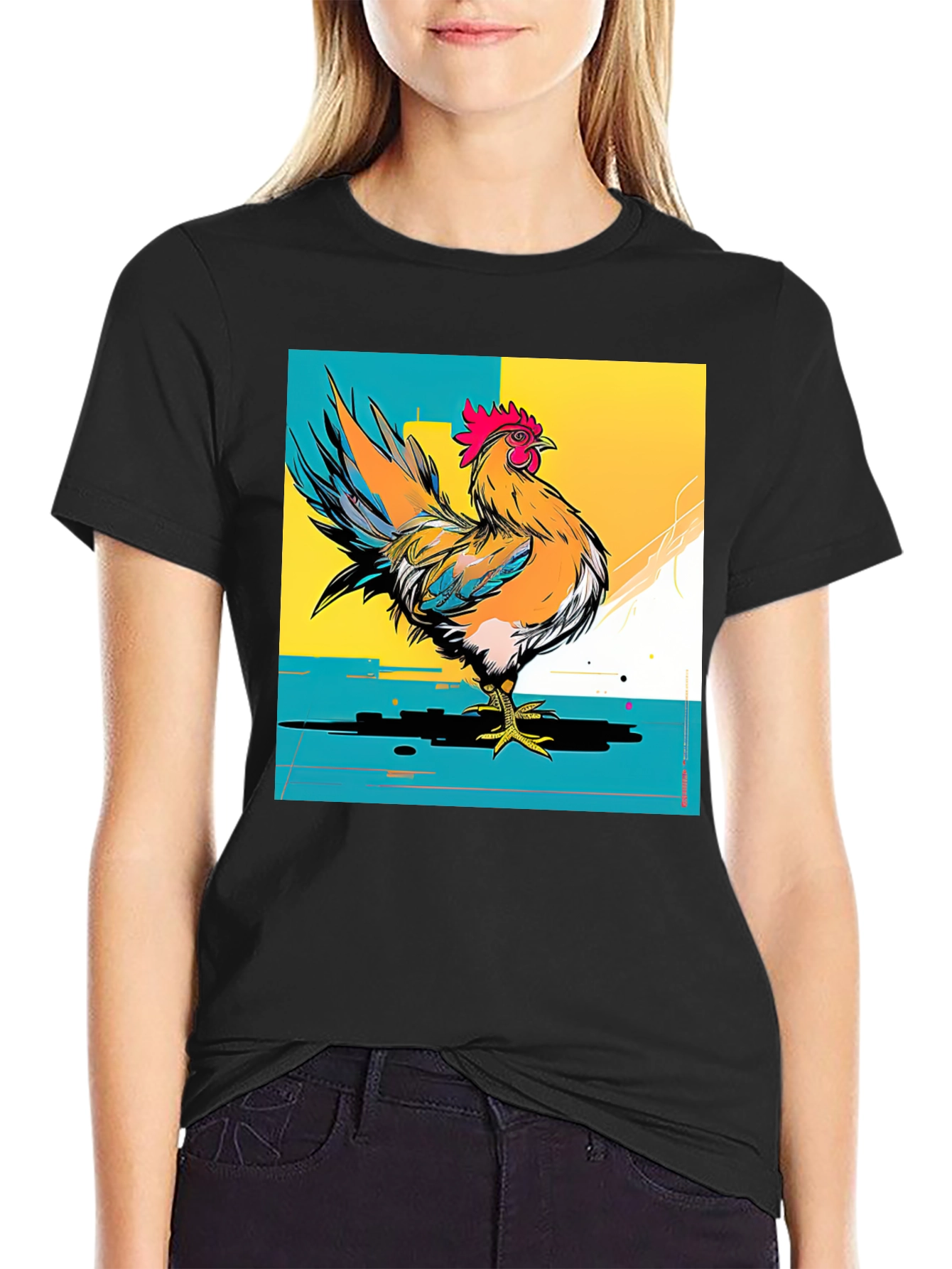 Rooster Graphic T-Shirt