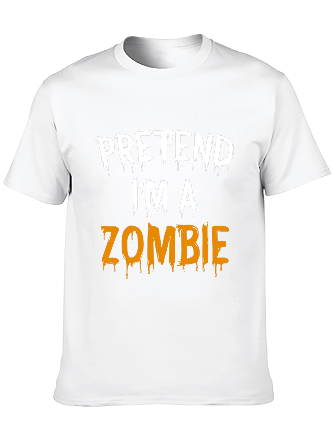 Pretend Im A Zombie Funny Halloween T-Shirt