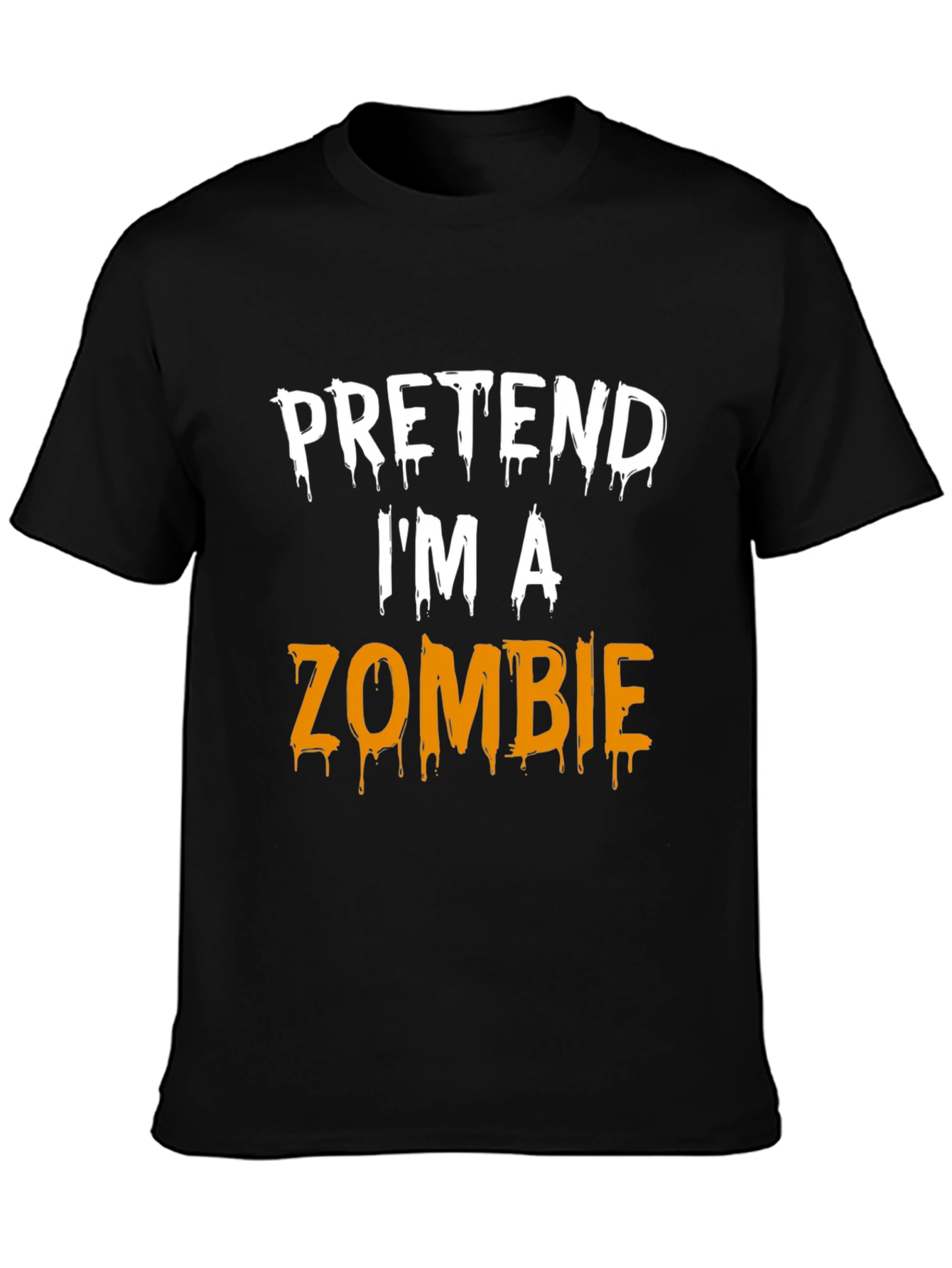 Pretend Im A Zombie Funny Halloween T-Shirt