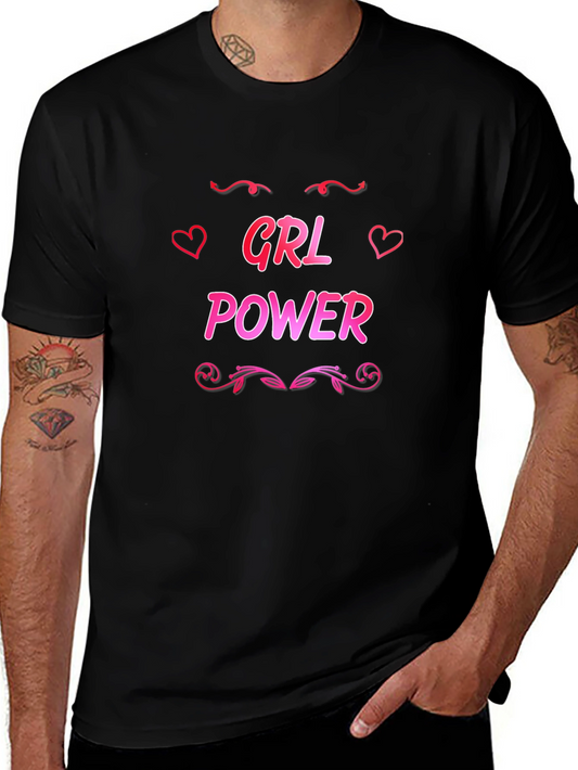 GRL Power T-Shirt - Empowering Womens Graphic Tee