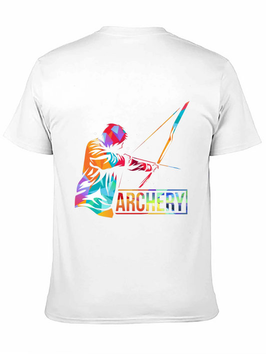 Archery Print Black T-Shirt - Unique Design