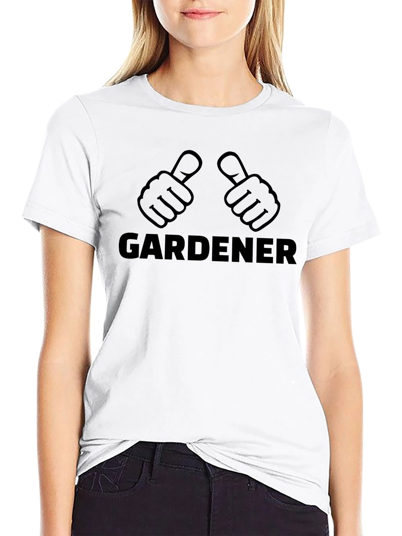 Gardener T-Shirt - Funny Thumbs Up Design