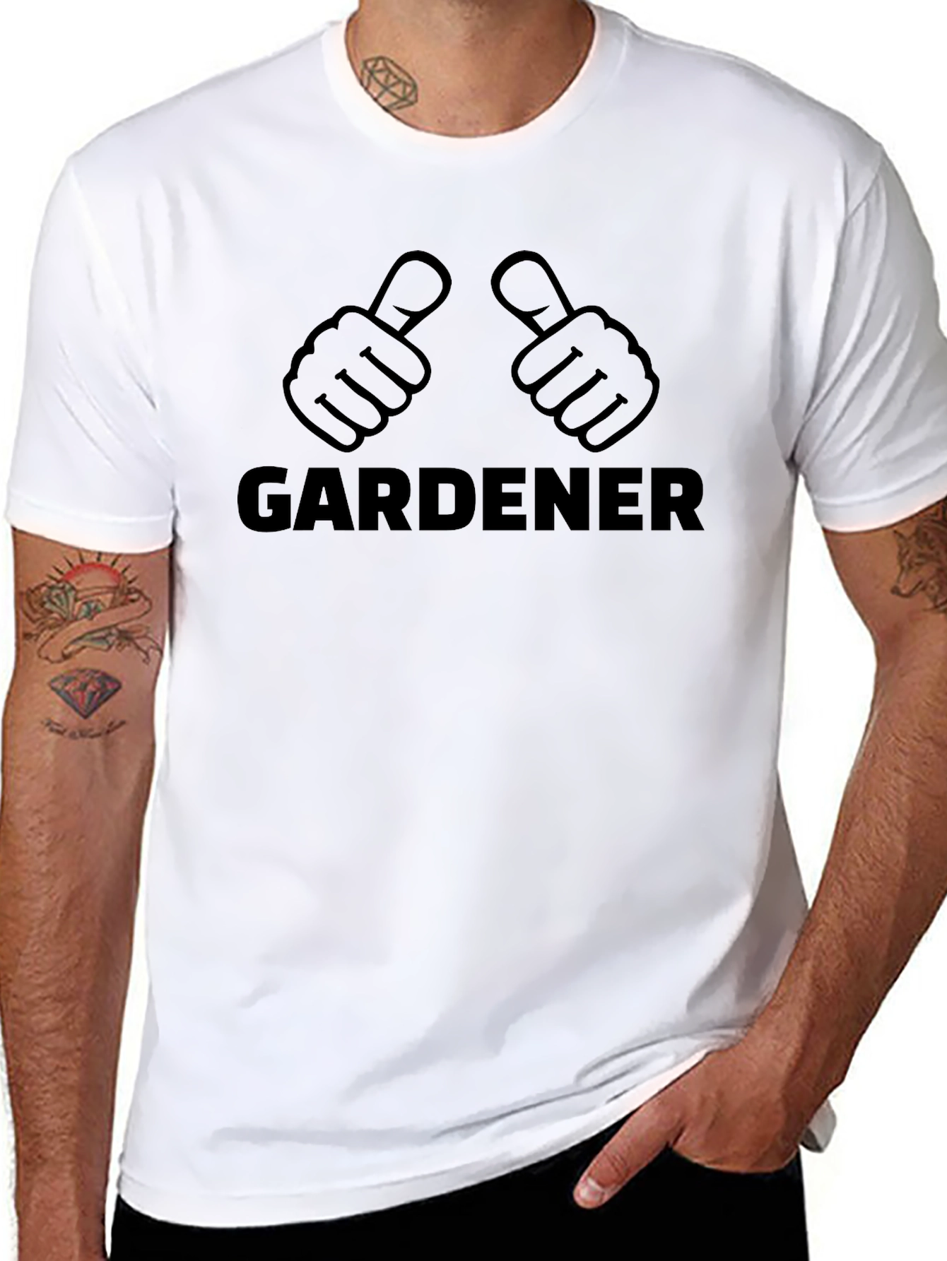 Gardener T-Shirt - Funny Thumbs Up Design