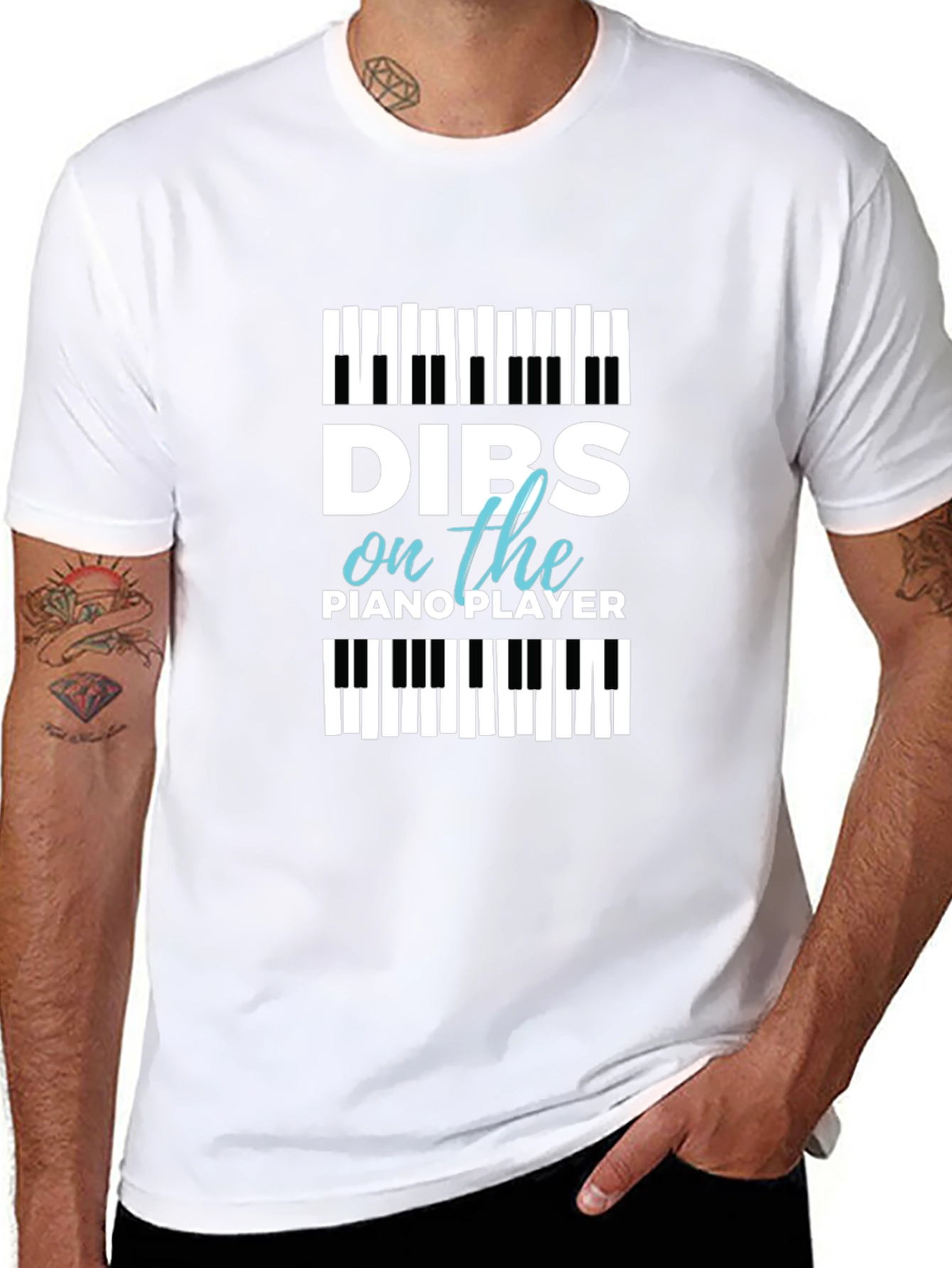 Dibs on the Piano Player Graphic Tee
