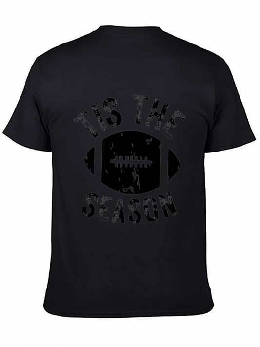 Tis The Season Football Graphic T-Shirt