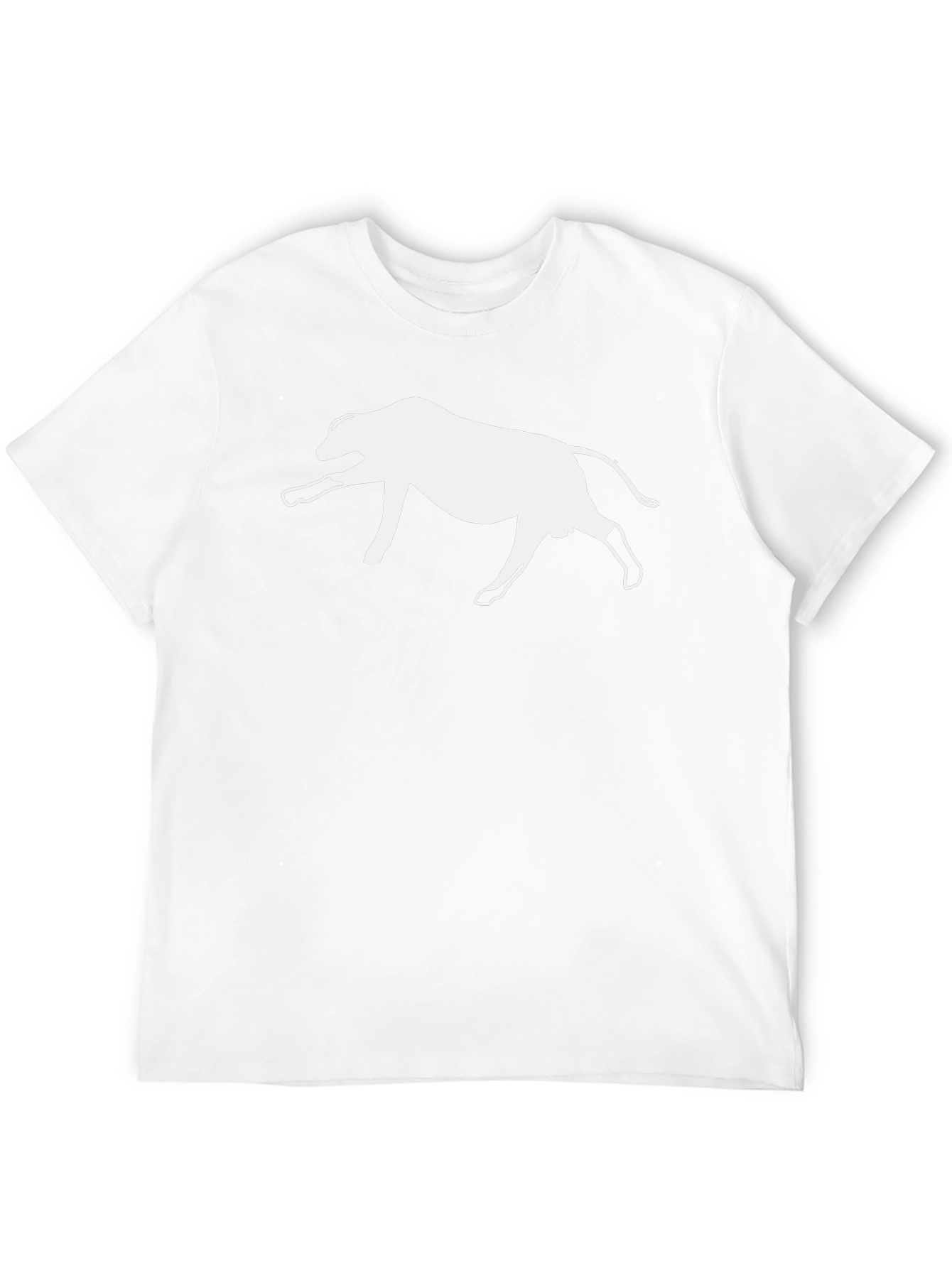 Bull Silhouette Black T-Shirt