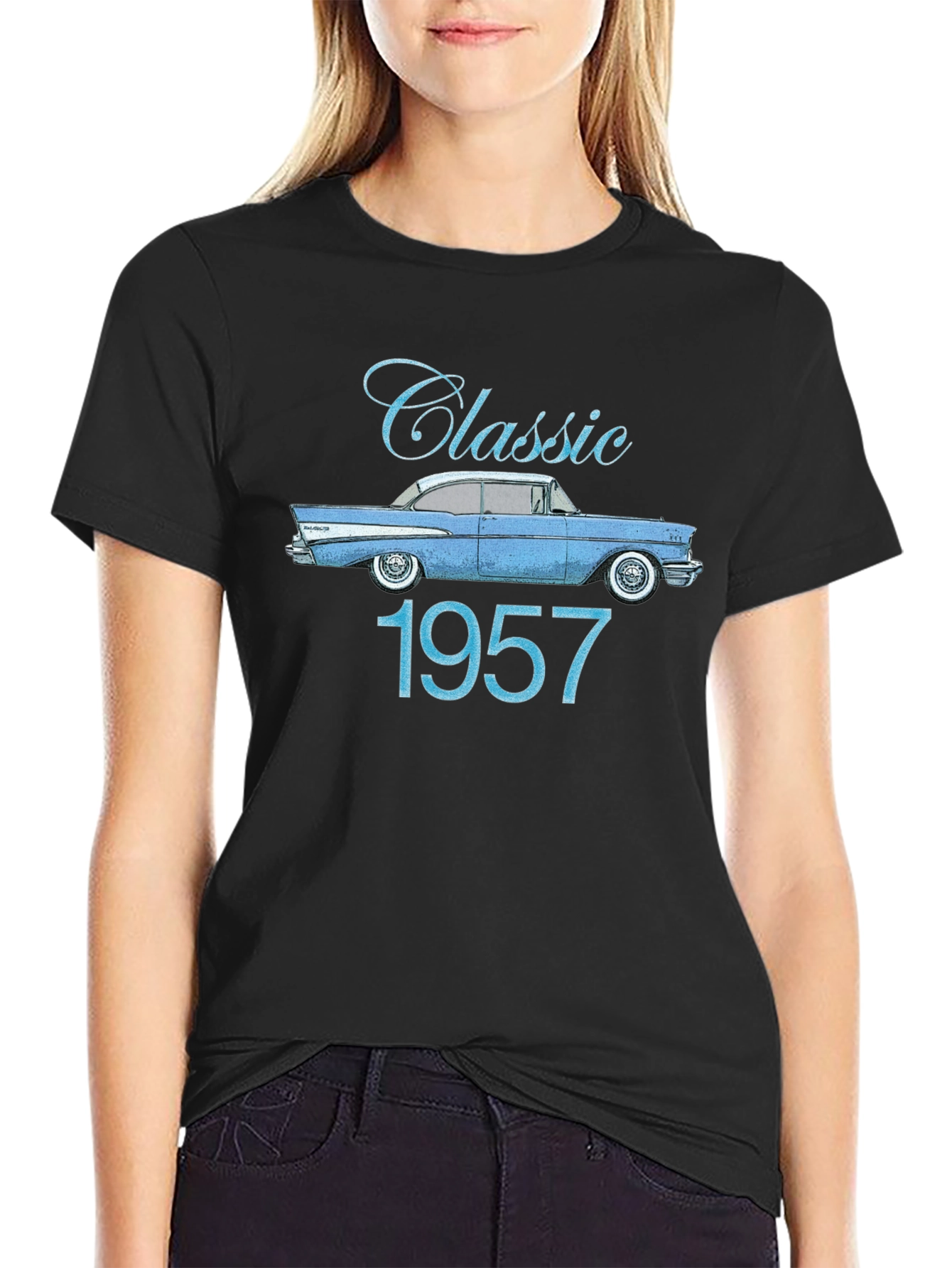 Classic 1957 Car T-Shirt - Retro Style