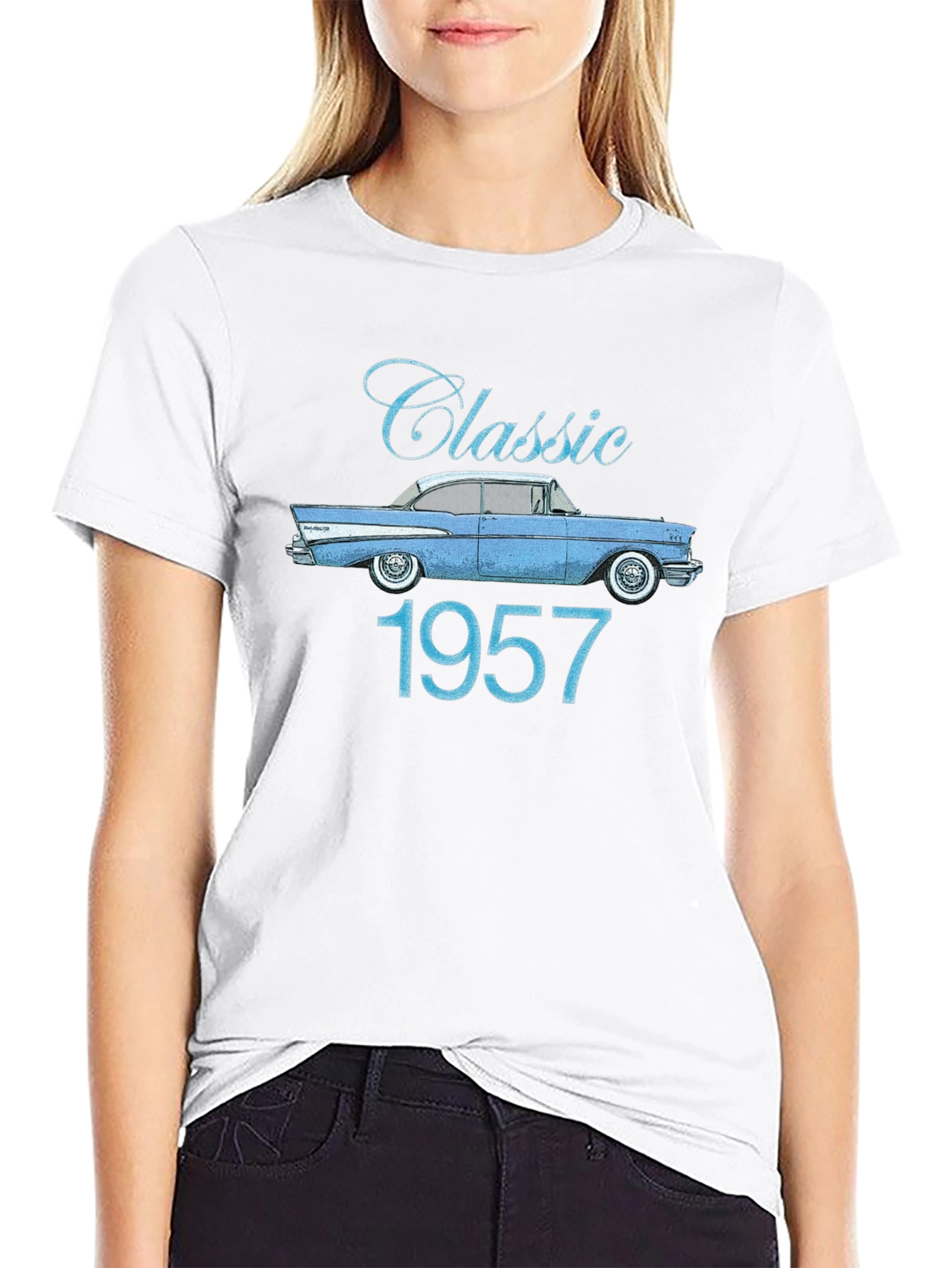 Classic 1957 Car T-Shirt - Retro Style