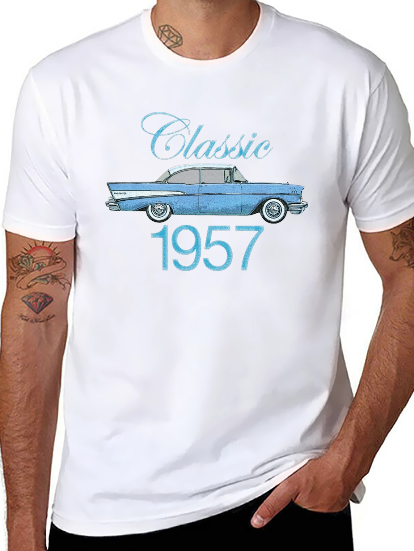 Classic 1957 Car T-Shirt - Retro Style