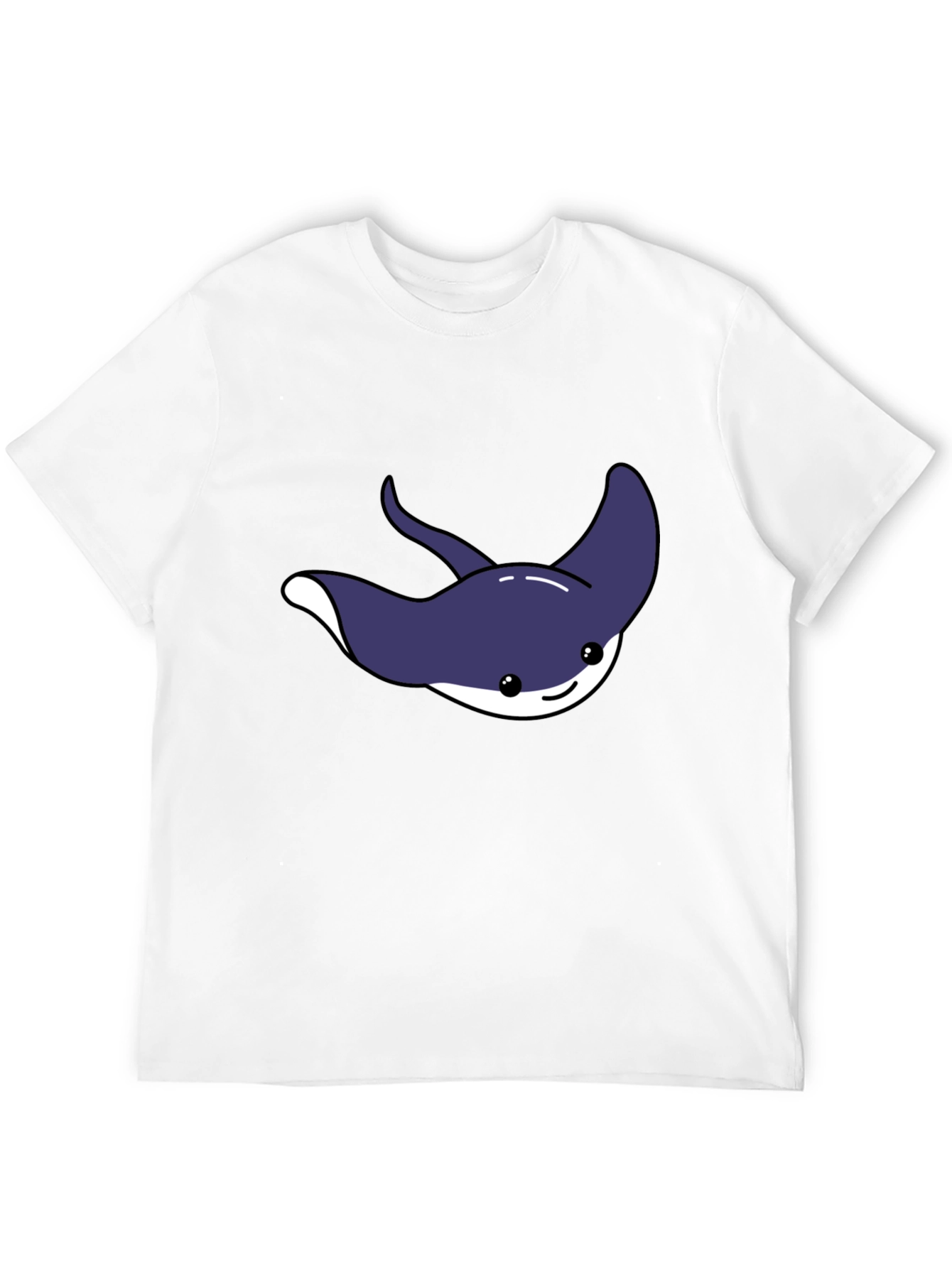 Cute Cartoon Stingray Graphic Tee